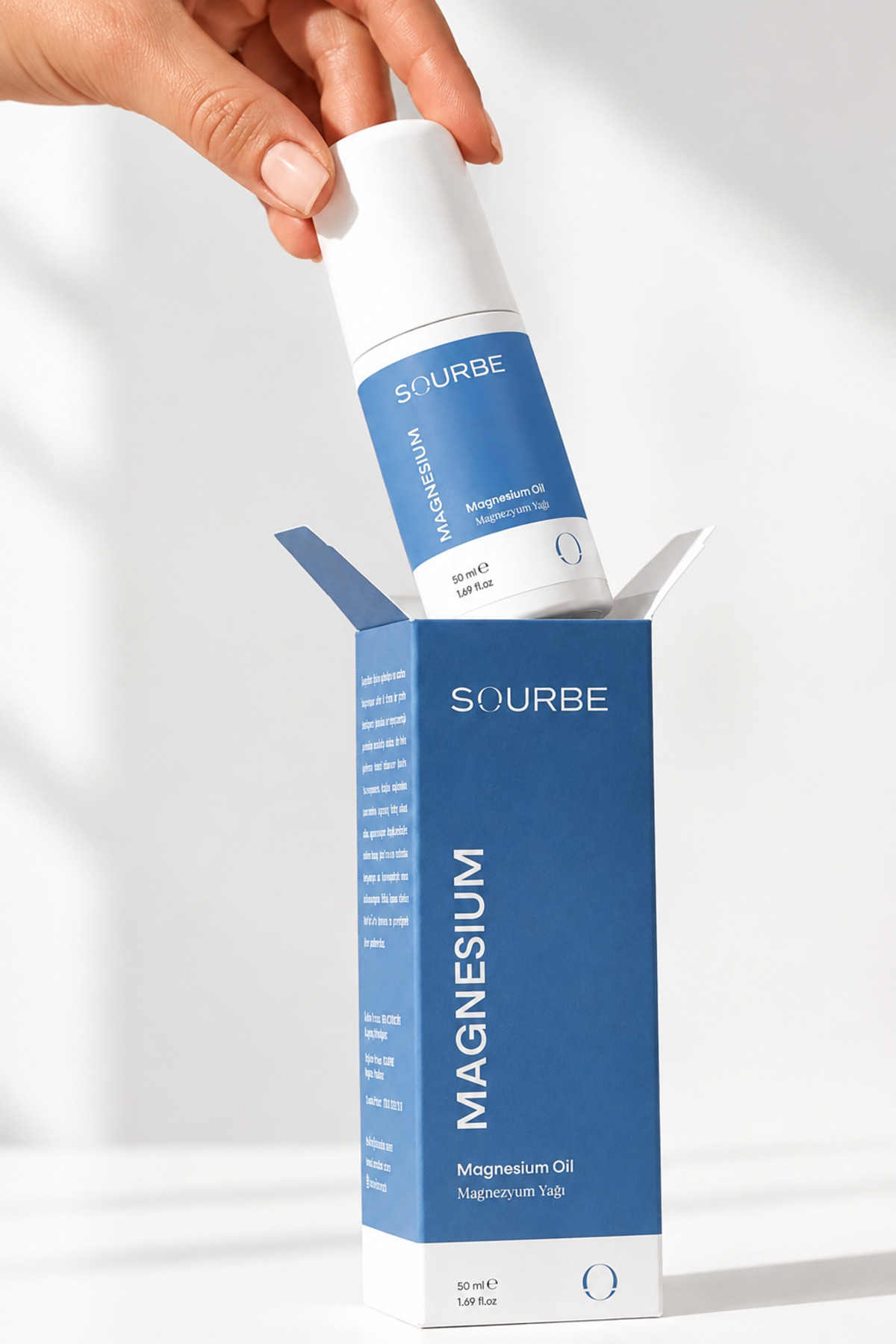 Magnezyum Yağı Roll-On 50 ml – Kas Eklem ve Vücut Bakımı İçin Doğal Magnezyum Klorür Masaj — SRBM1 — تصویر 7 از 8