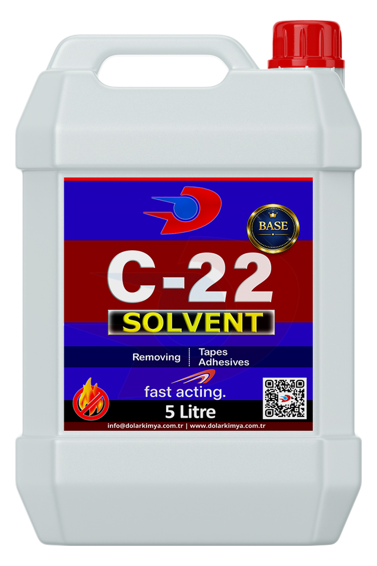 Dolar Kimya Protez Saç Solventi c22 BASE | 5 Litre (c22 Yağ Bazlı Bant Sökücü,Protez Saç Yapıştırıcı ve Bant Temizleyici) — V2.BASE.VK/5000
