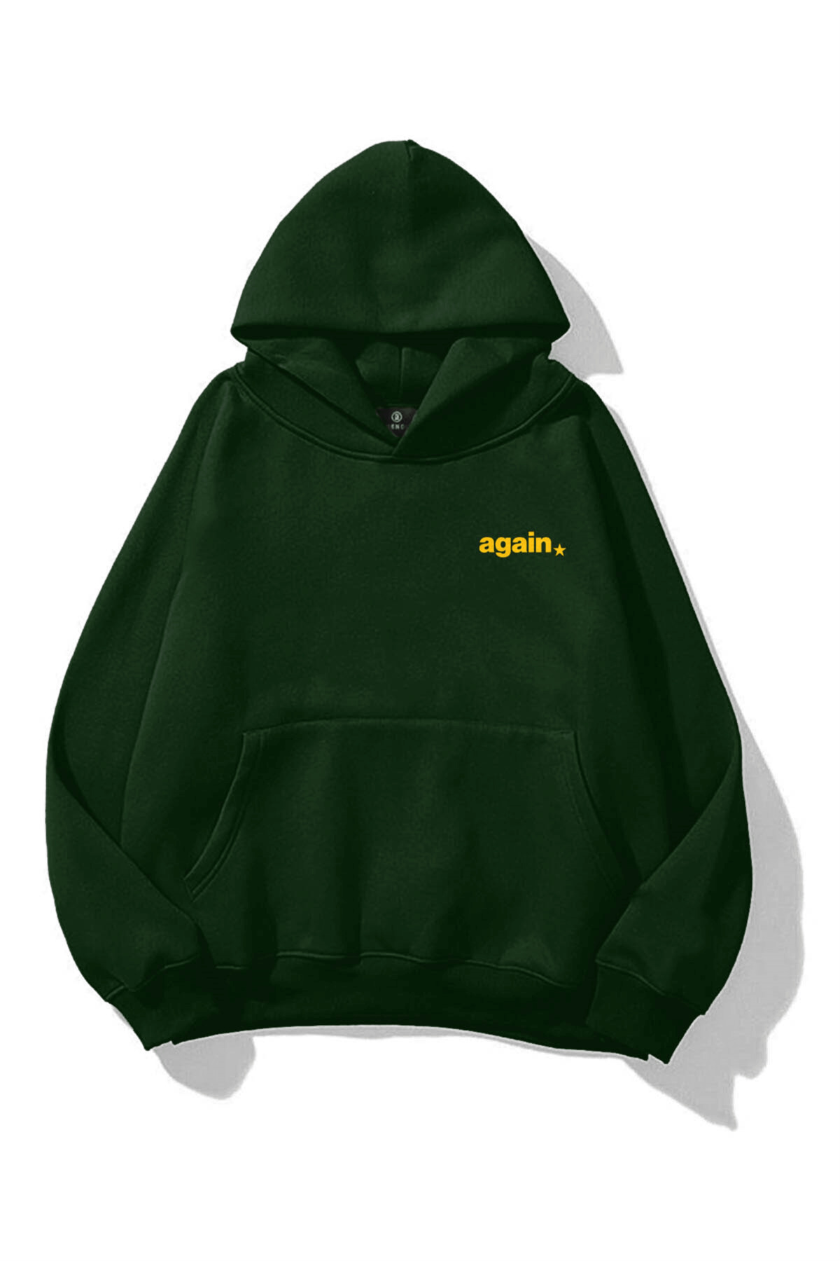 Cupla Unisex Not You Again Sweatshirt Neft Yeşili görsel 2