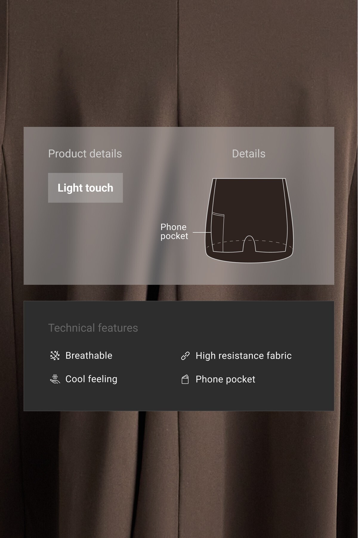دامن کوتاه گودتی Light Touch