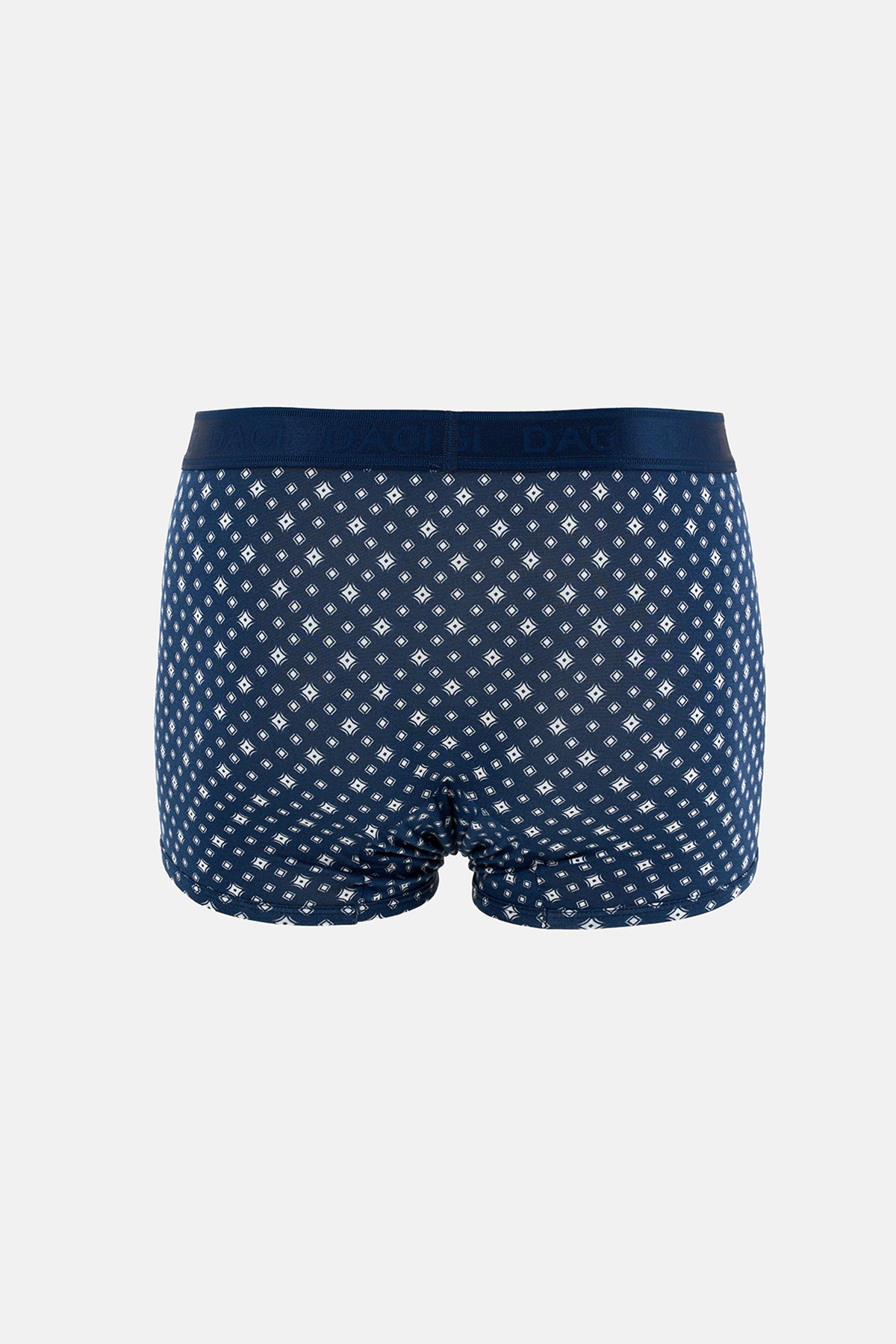 Dagi Mavi 3'lü Desenli Micro Modal Boxer görsel 3