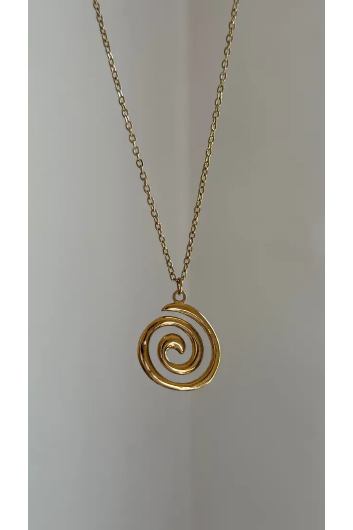 Wind Silver Spiral Kolye 925 görsel 2