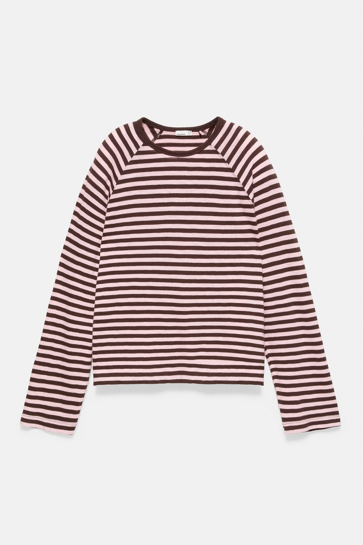 Pull & Bear Çizgili uzun kollu tişört görsel 6