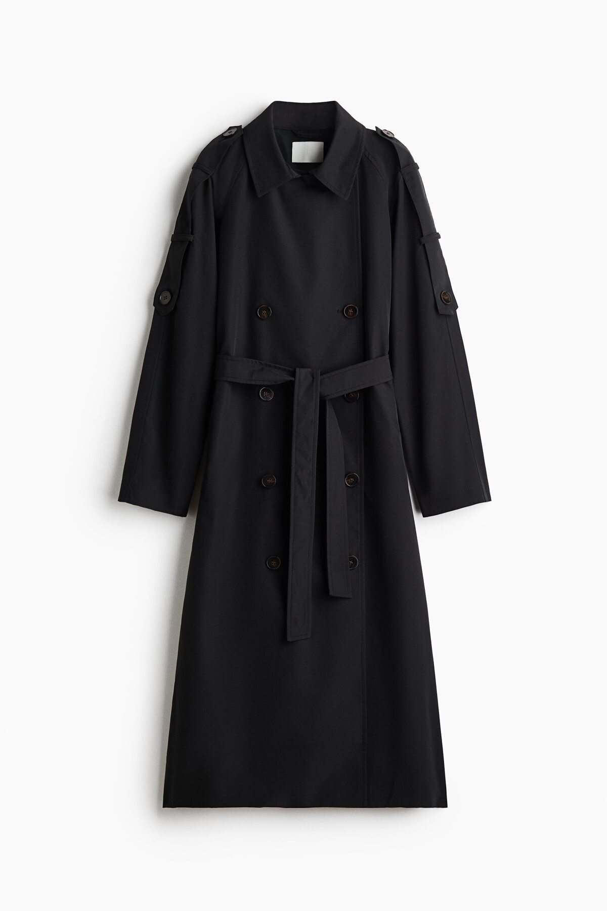 H&M Kruvaze Trençkot görsel 3