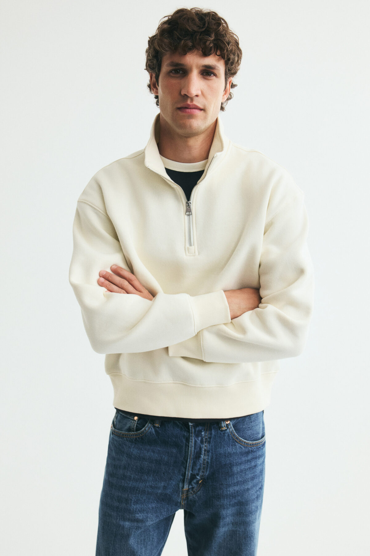 سویشرت نیم زیپ، مناسب برای راحتی و تناسب اندام اچ اند ام سویشرت H&M