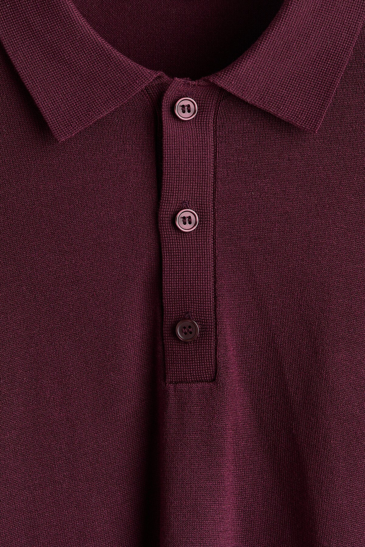 H&M Triko Polo Üst Regular Fit görsel 7