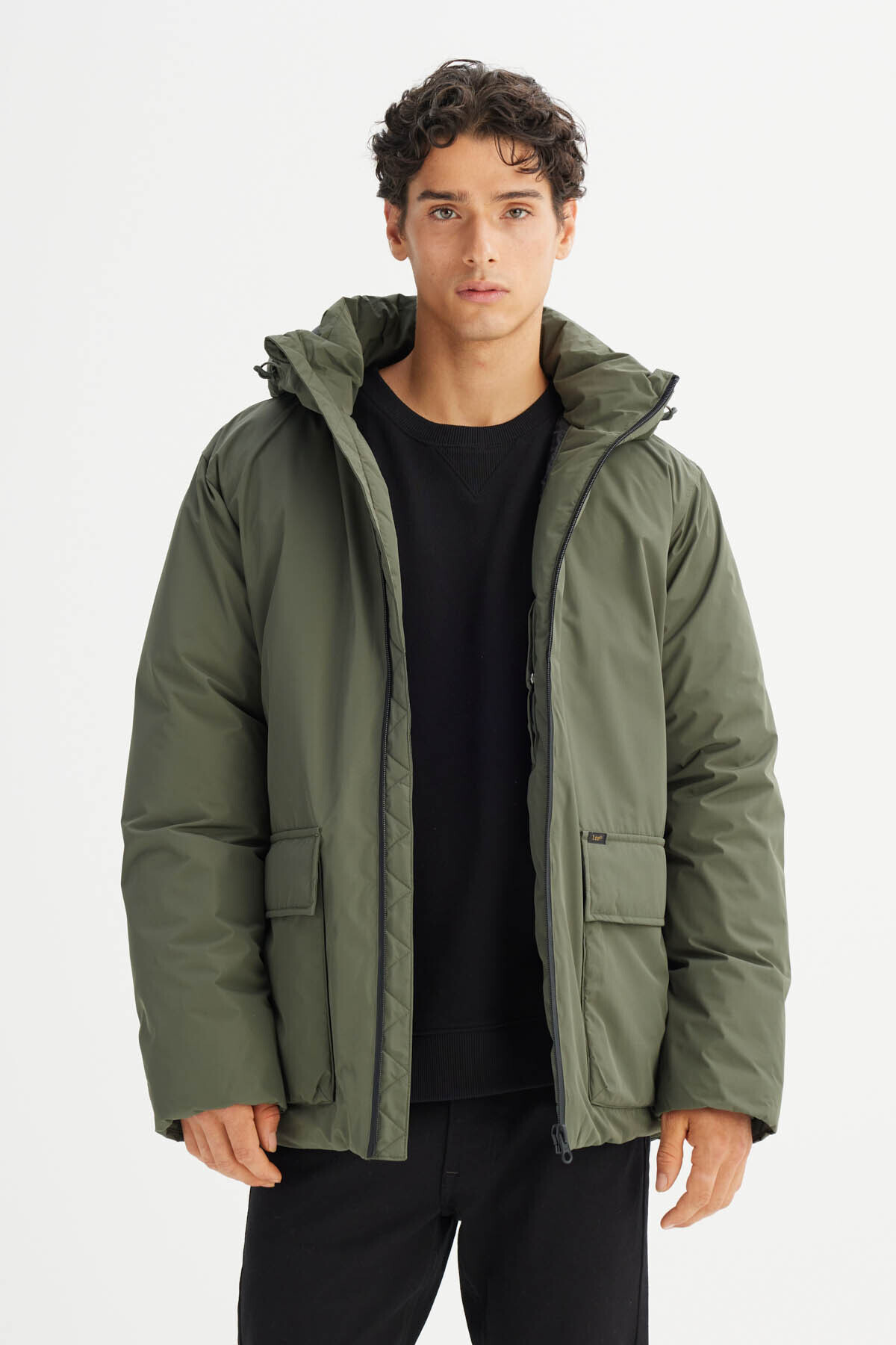 Puffer Şişme Yeşil Erkek Mont LR317064901 — خاکی 5003317572