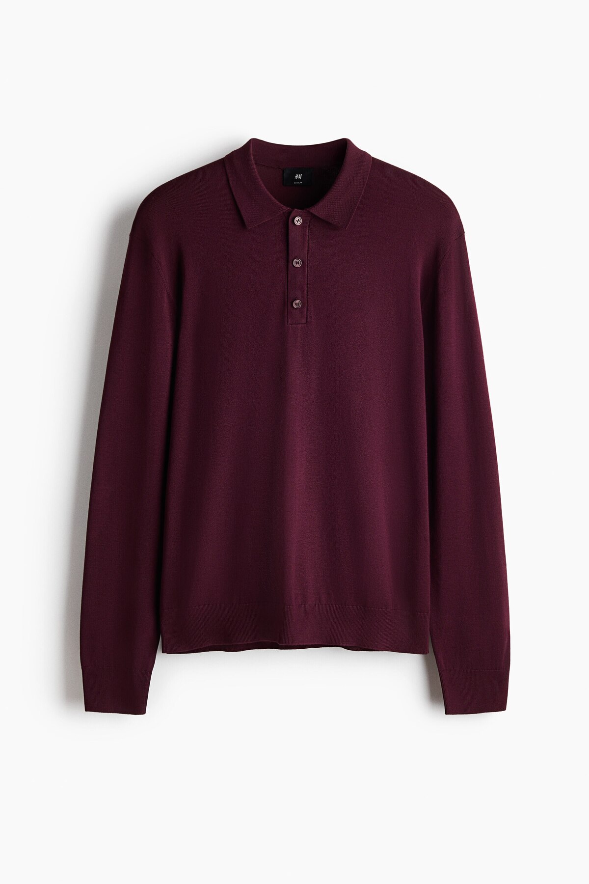 H&M Triko Polo Üst Regular Fit görsel 4