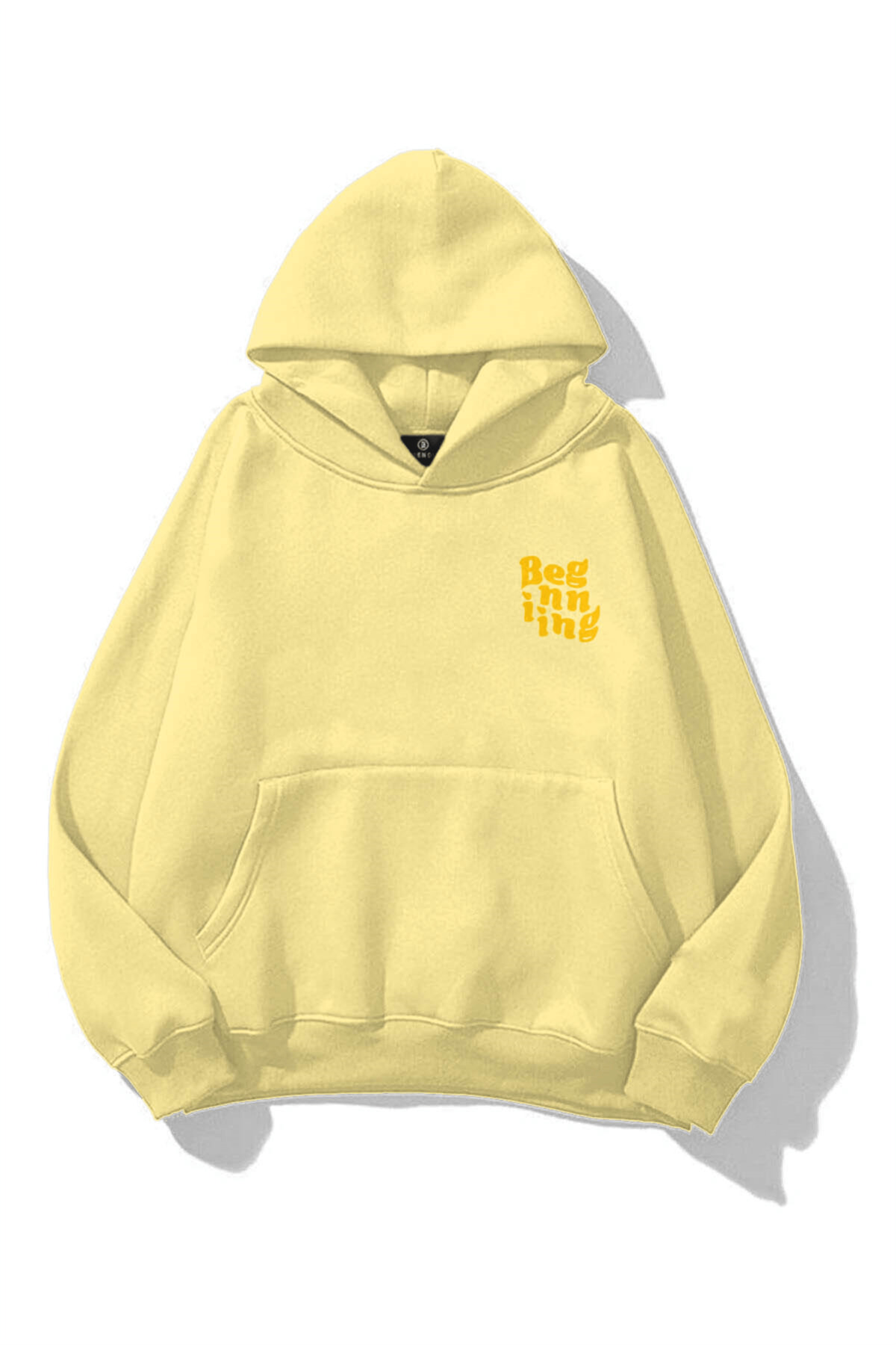 Cupla Unisex Beginning Sweatshirt Soft Sarı görsel 2