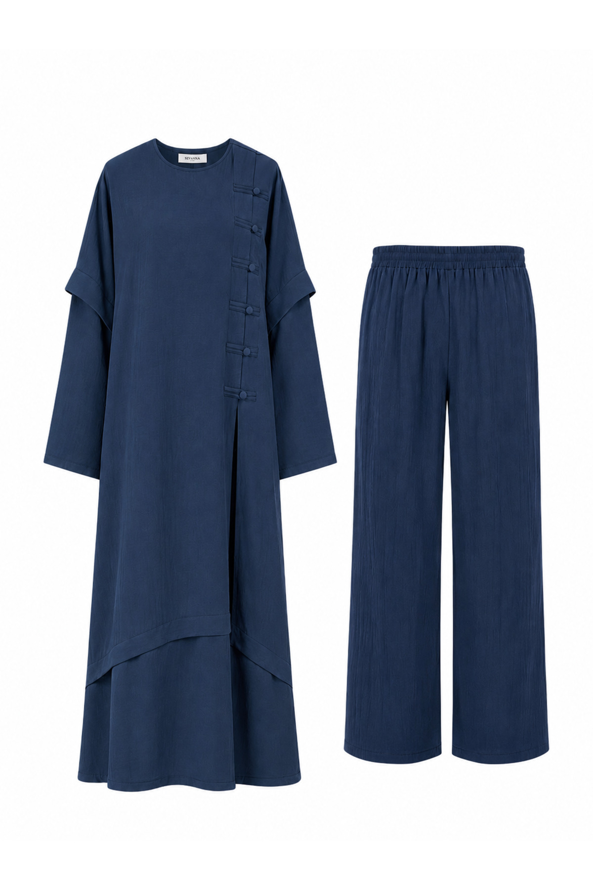 Sevanna Ahsen çin kapama abaya & pantolon takım