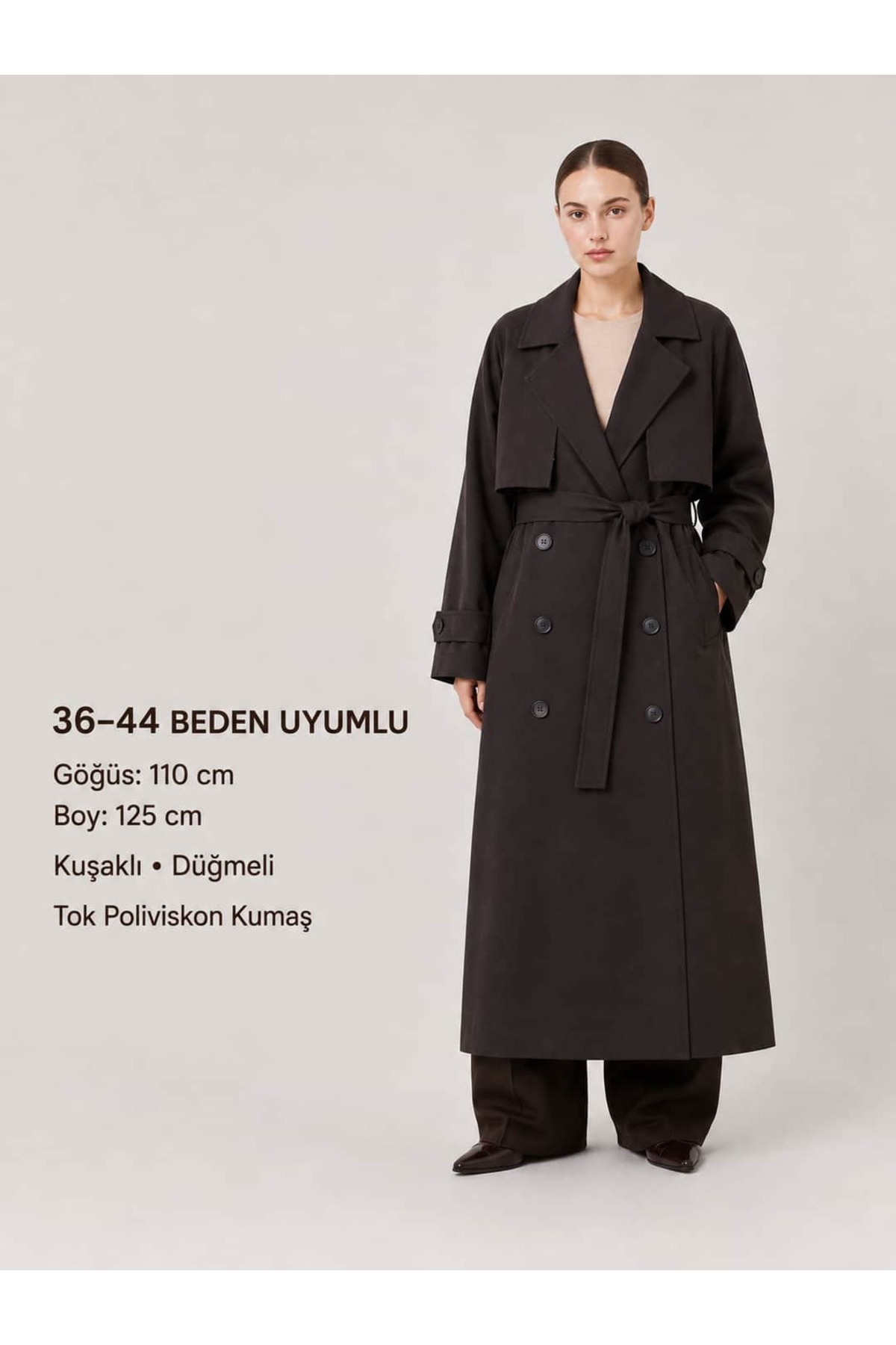 Serpirella Butik Premium Trenç görsel 4