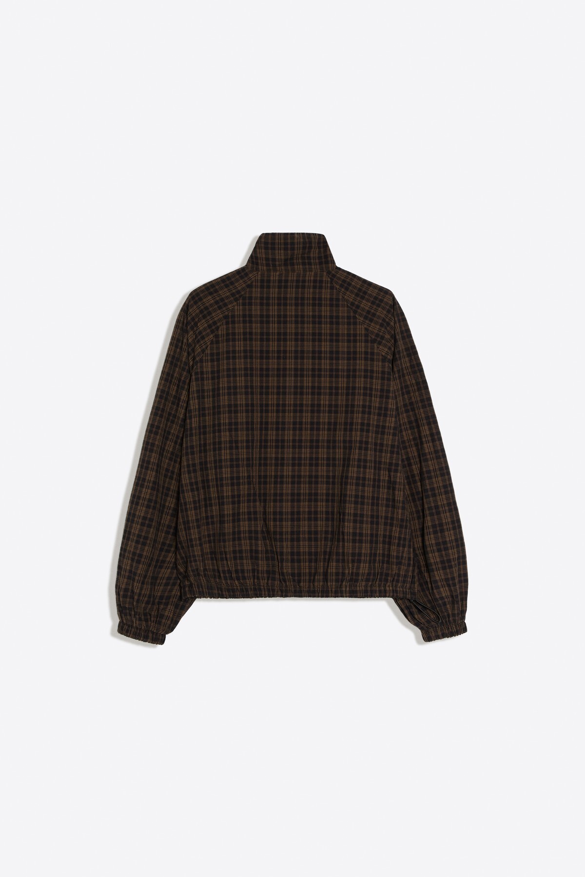 Bershka Hafif ekose ceket görsel 7