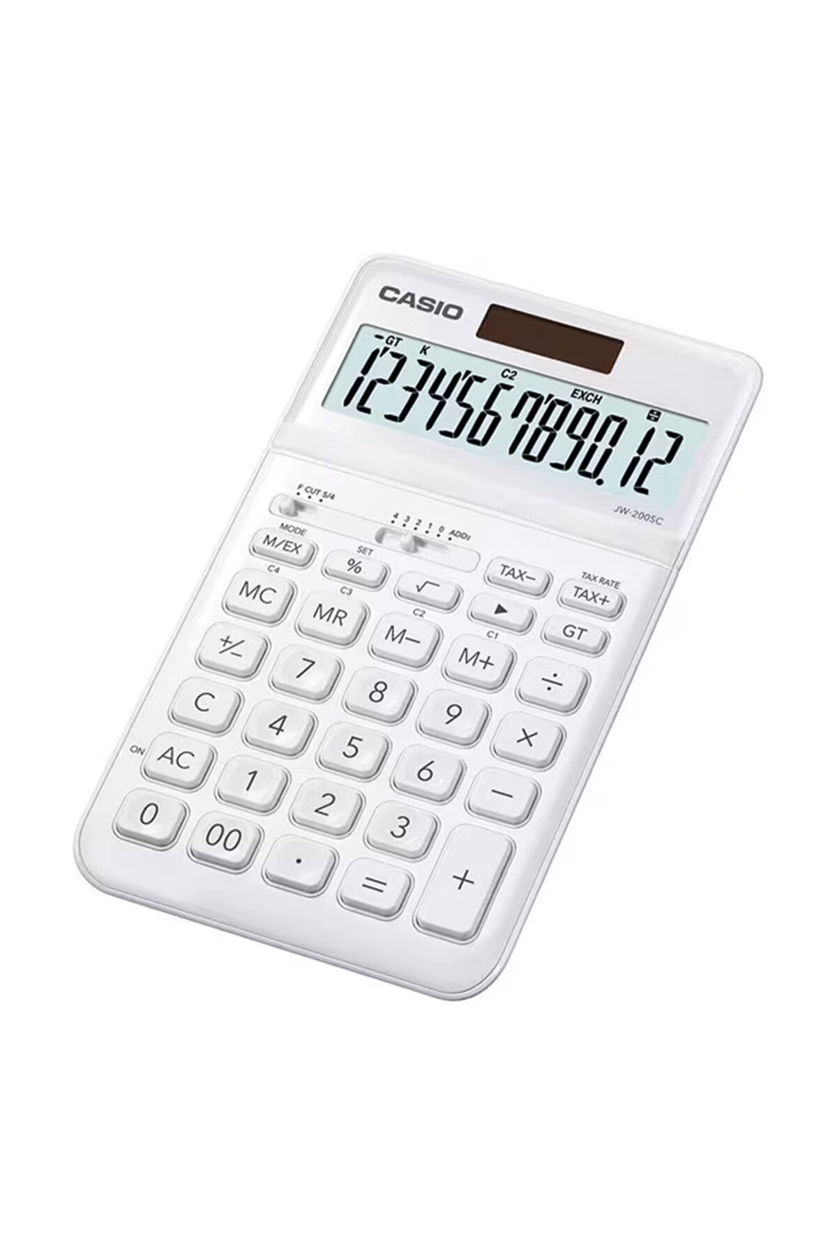 Casio Masaüstü 12 Haneli Hesap Makinesi Beyaz JW-200SC-WE