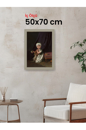 HARS Gallery Klasik Gümüş Çerçeve 50 x 70 cm Şeffaf Korumalı PVC