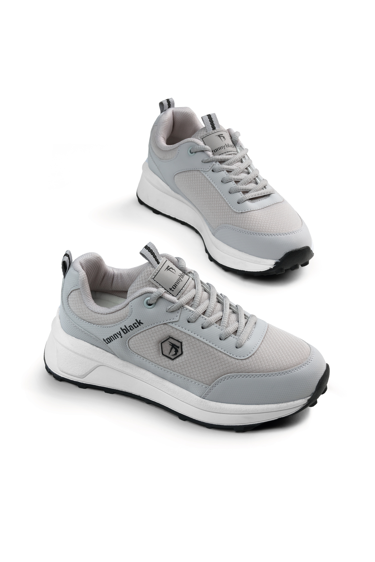Tonny Black Unisex Buz Rahat Kalıp Esnek Ortopedik Sneaker