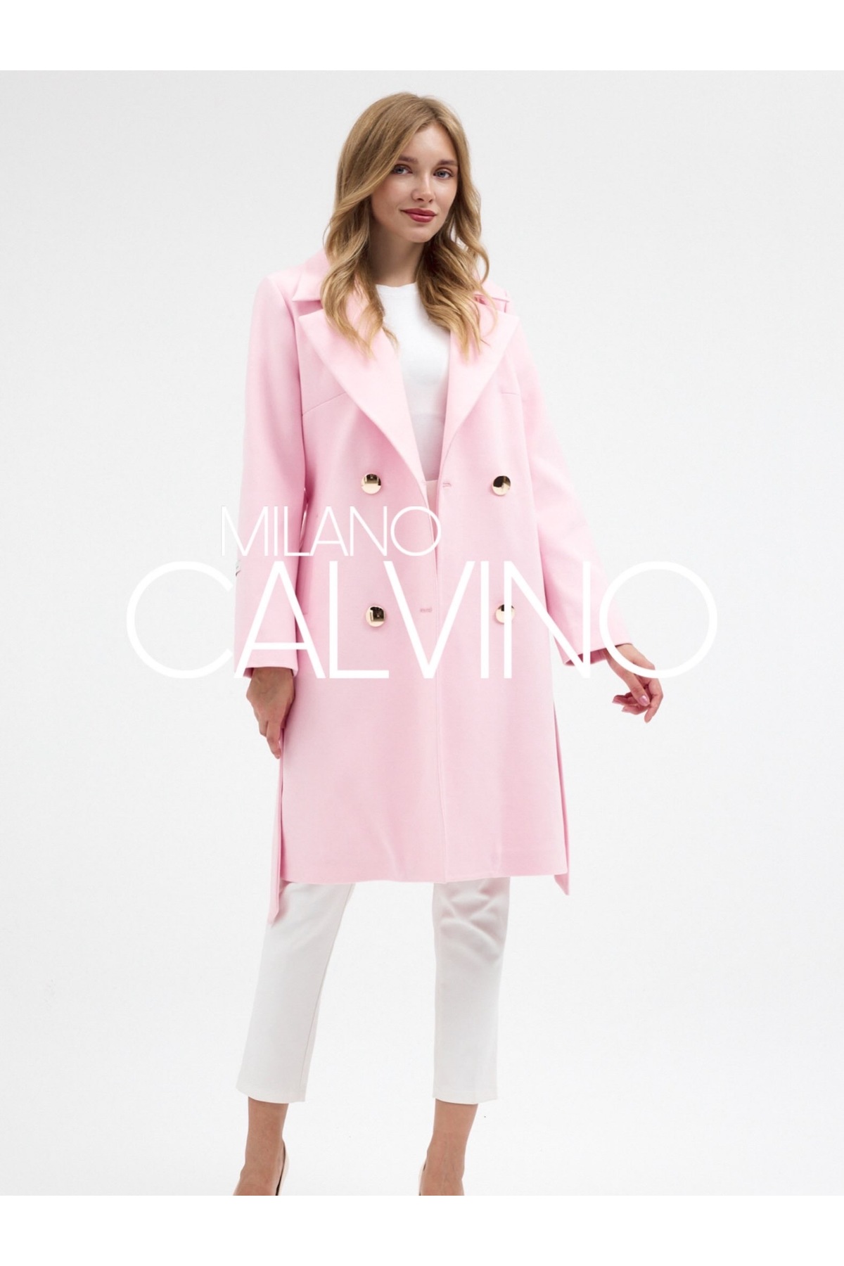 Milano Calvino ESSENTIALS CLASSIC COAT - KAŞMİR DOKULU KLASİK PALTO görsel 5