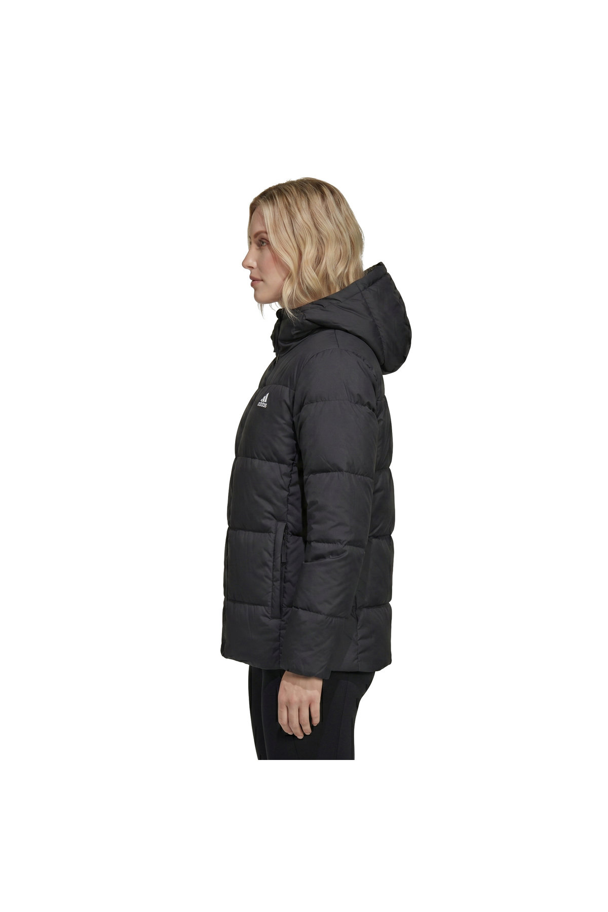 adidas D11 Big Baffle H14172 Kadın Mont Siyah görsel 2