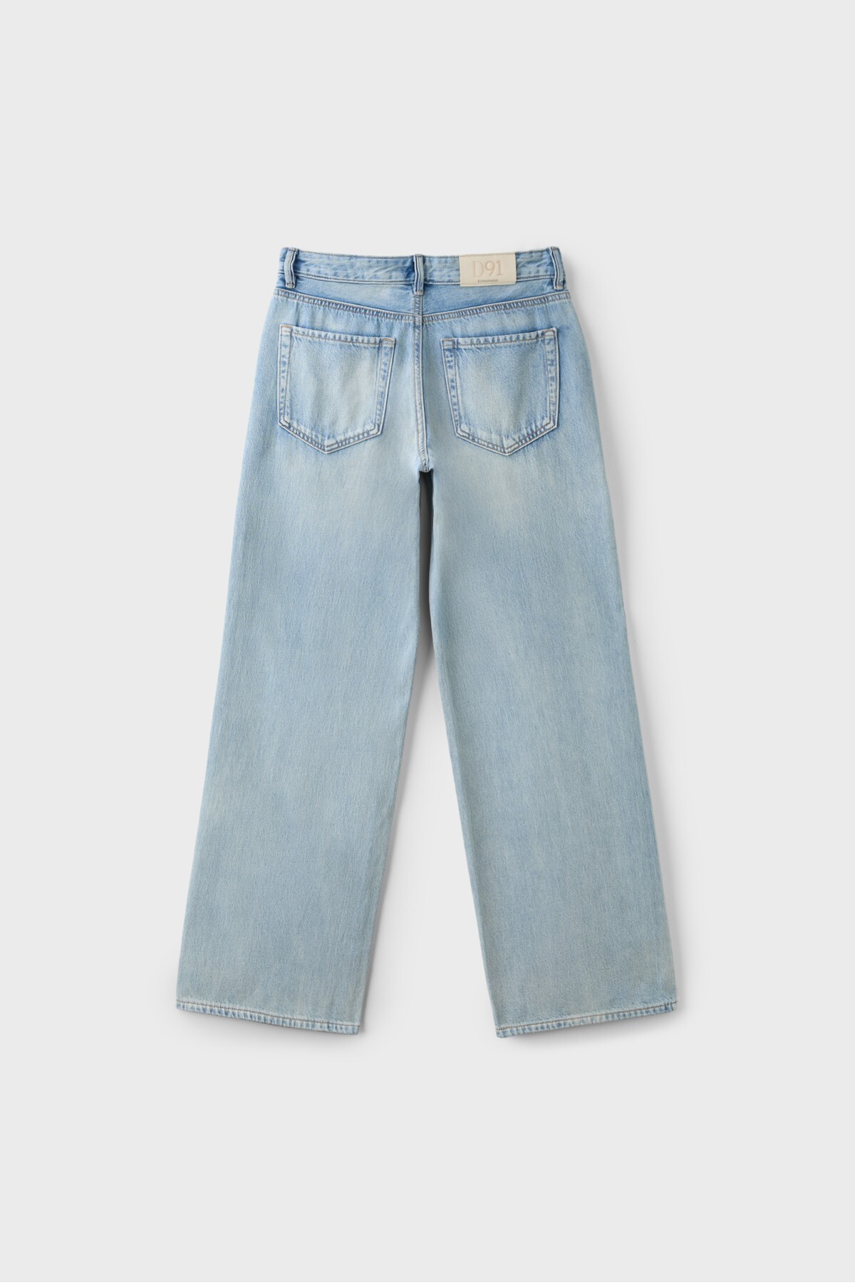 Stradivarius D91 düşük bel geniş paça jean görsel 7