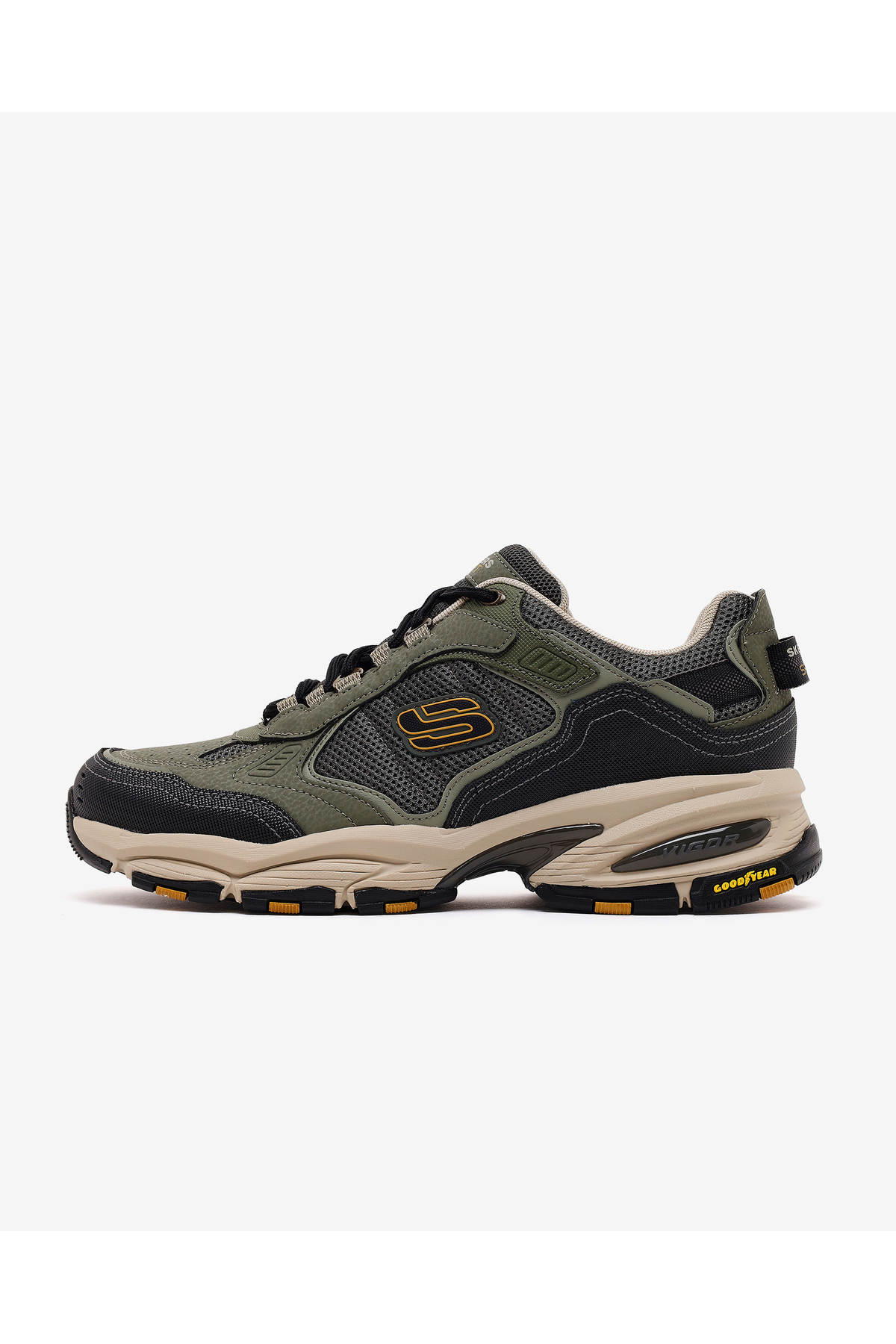 SKECHERS VIGOR 3.0 Erkek Haki Outdoor Ayakkabı 237145 OLBK