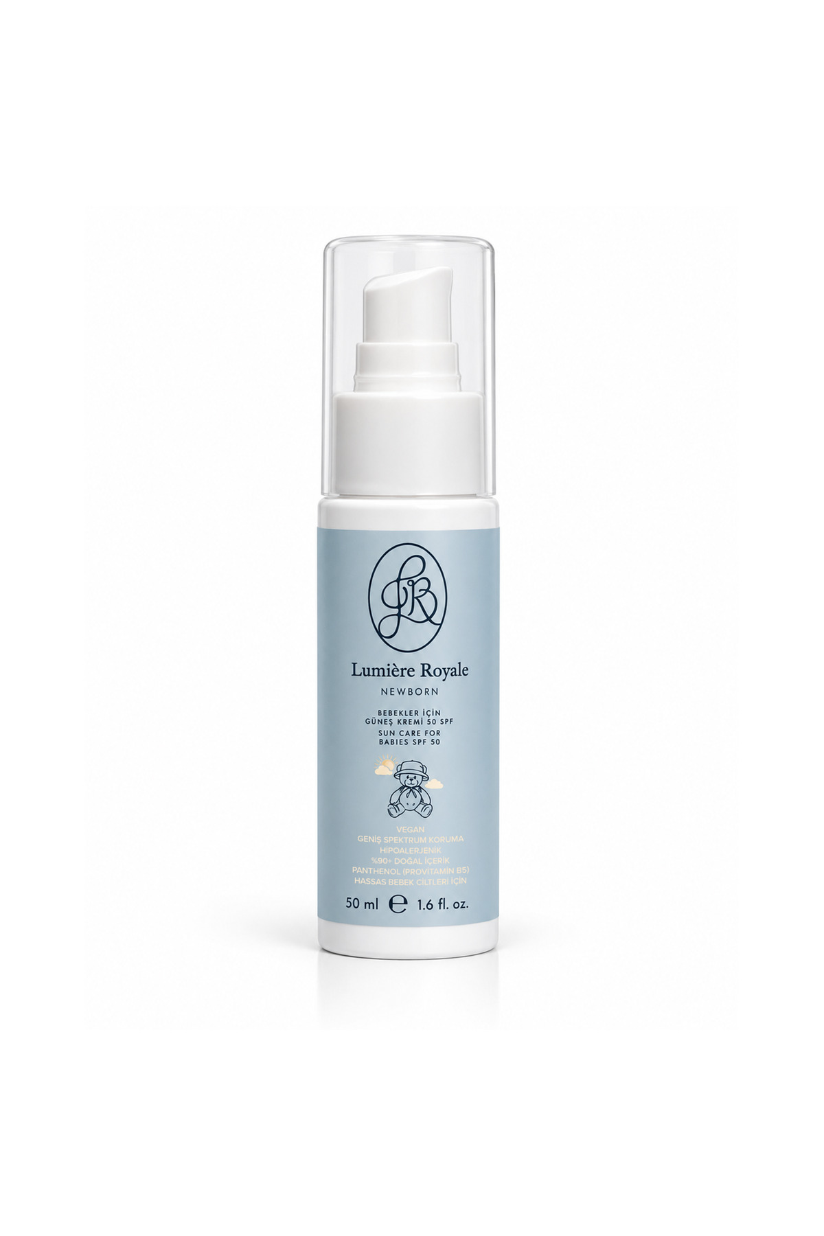 Lumiére Royale 50+SPF Yüksek Koruma Faktörlü Hipoalerjenik Vegan Bebek Güneş Kremi — LBGK0001 — تصویر 2 از 5