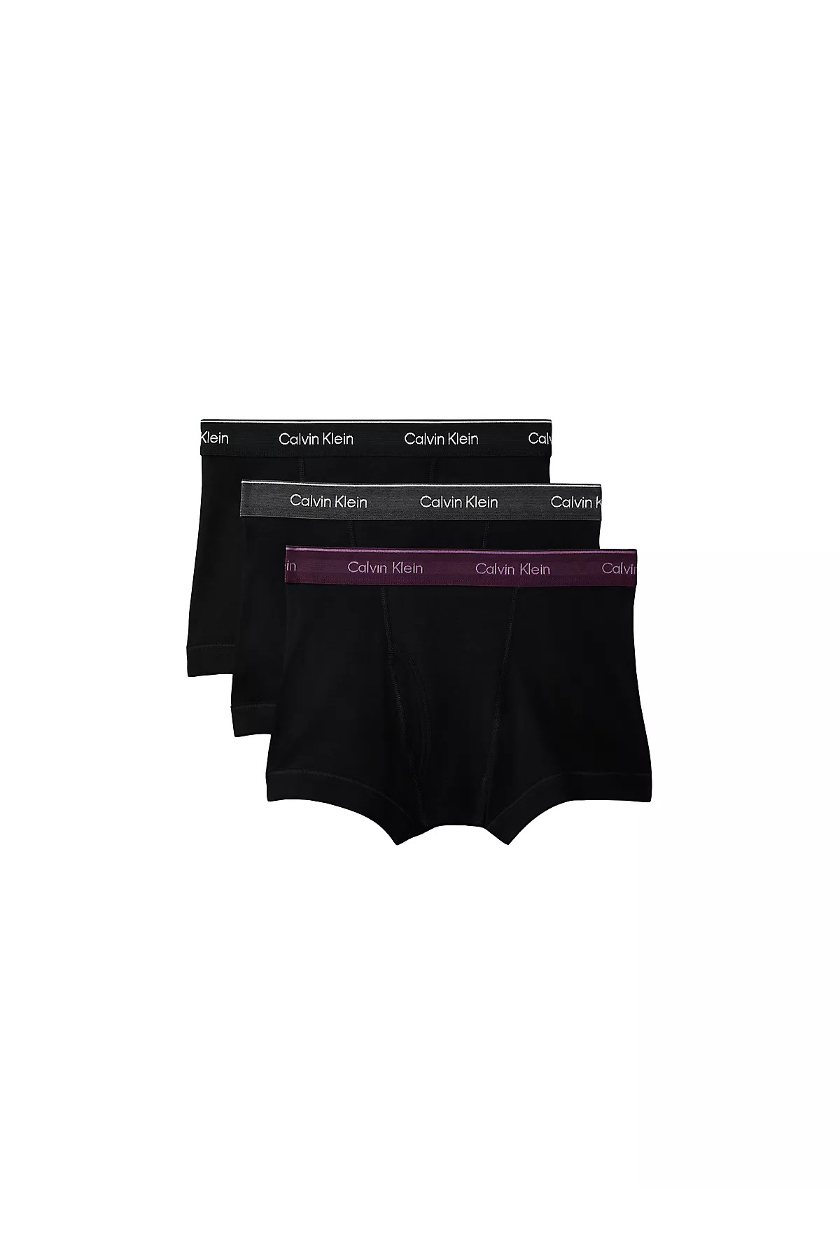 Calvin Klein Slim Fit férfi boxer, elasztikus derékrésszel és logóval, lila s...