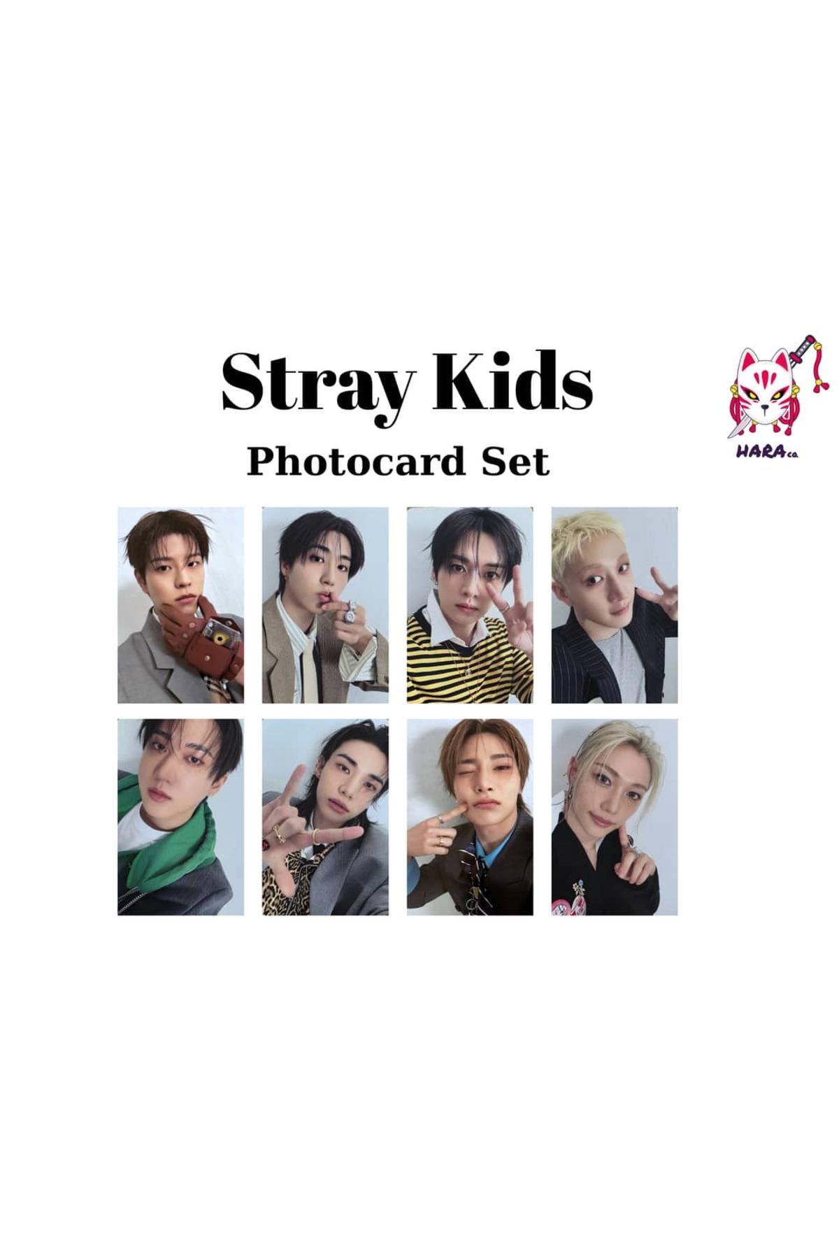 Hara Company Stray Kids This&That Albüm Photocard Seti ( 8'li