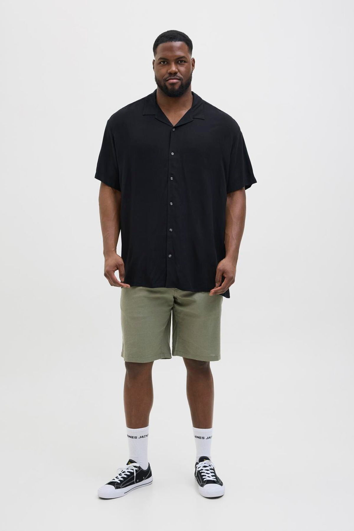 Jack & Jones Büyük Beden Kisa Kollu Gömlek - Jeff görsel 2
