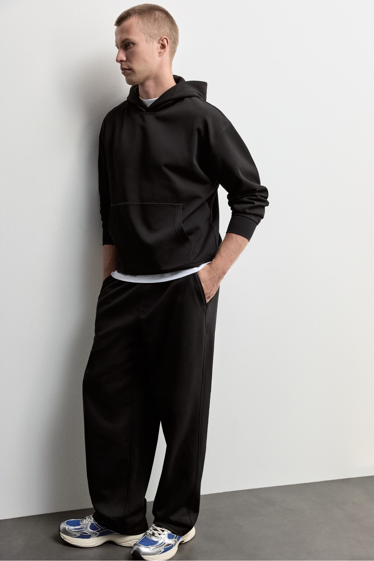 İnterlok baggy jogger pantolon — مشکی G000C747875802 — تصویر 5 از 8