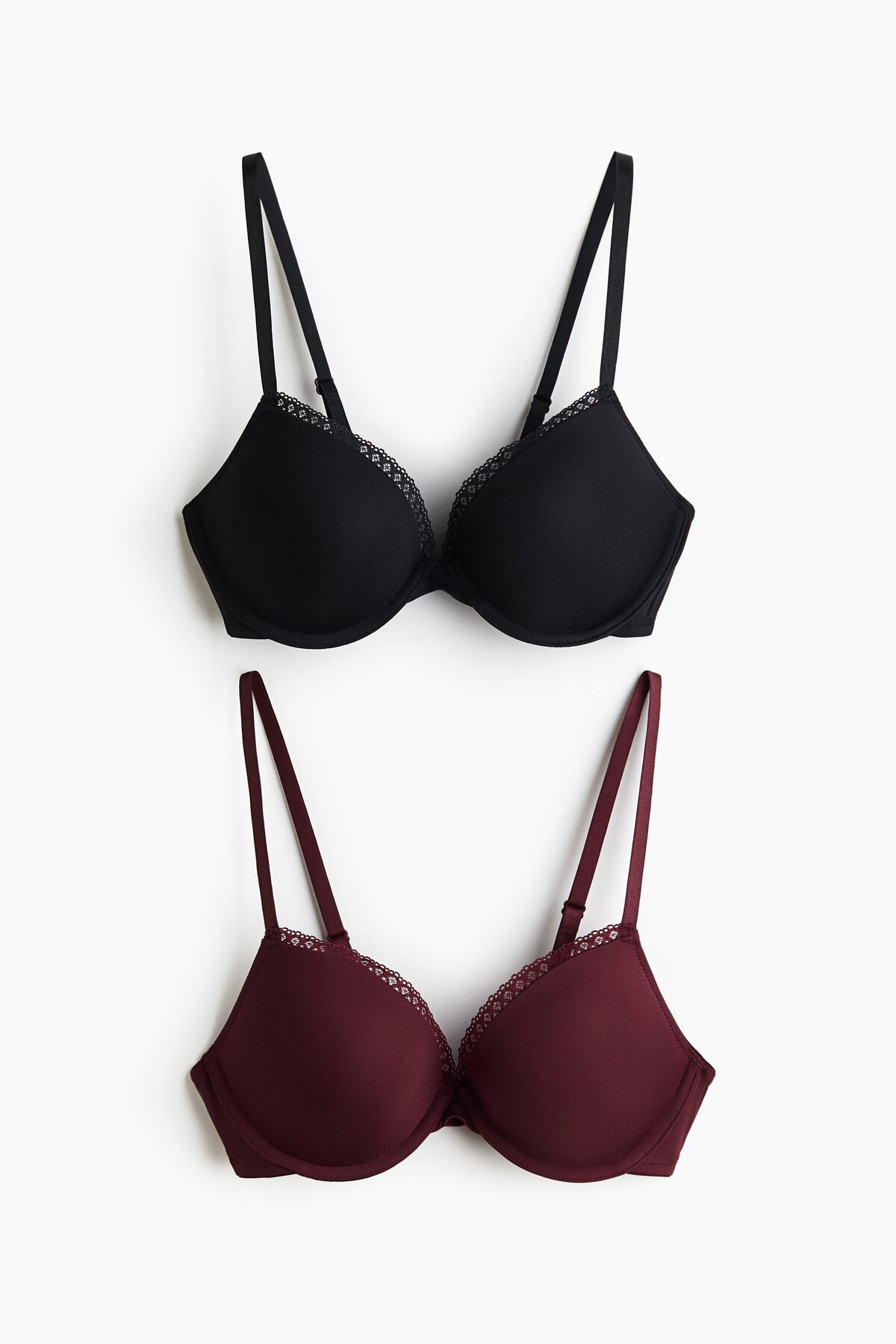 H&M 2’li Mikrofiber Push-up Sütyen
