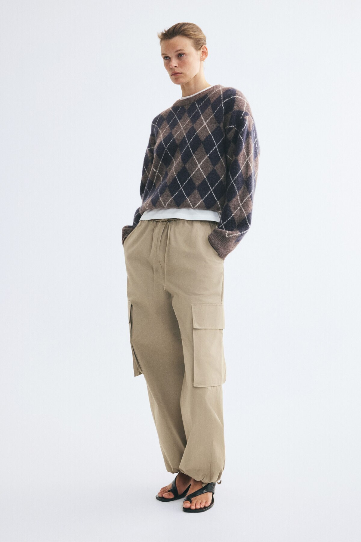 H&M Oversize Triko Kazak görsel 3