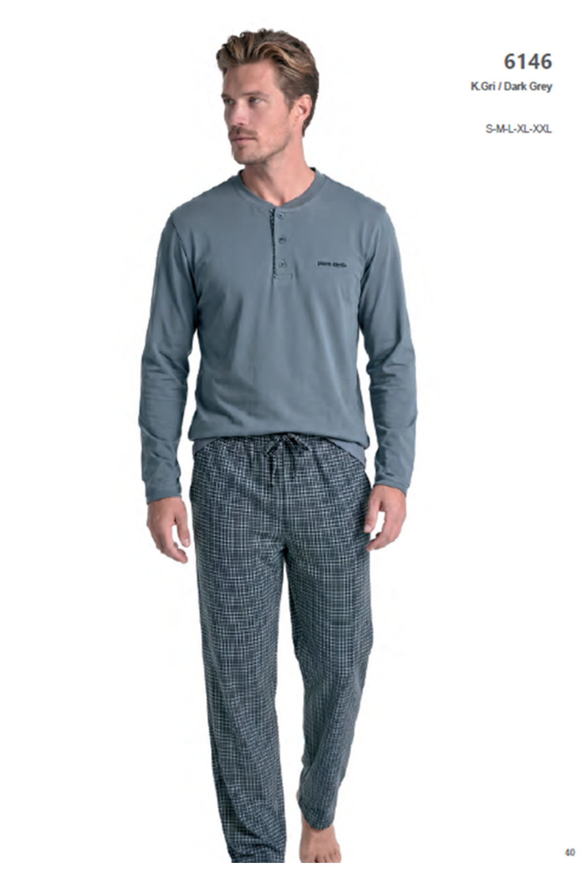 ست لباس خواب مردانه پیر کاردین ست پیژامه و لباس خواب Pierre Cardin