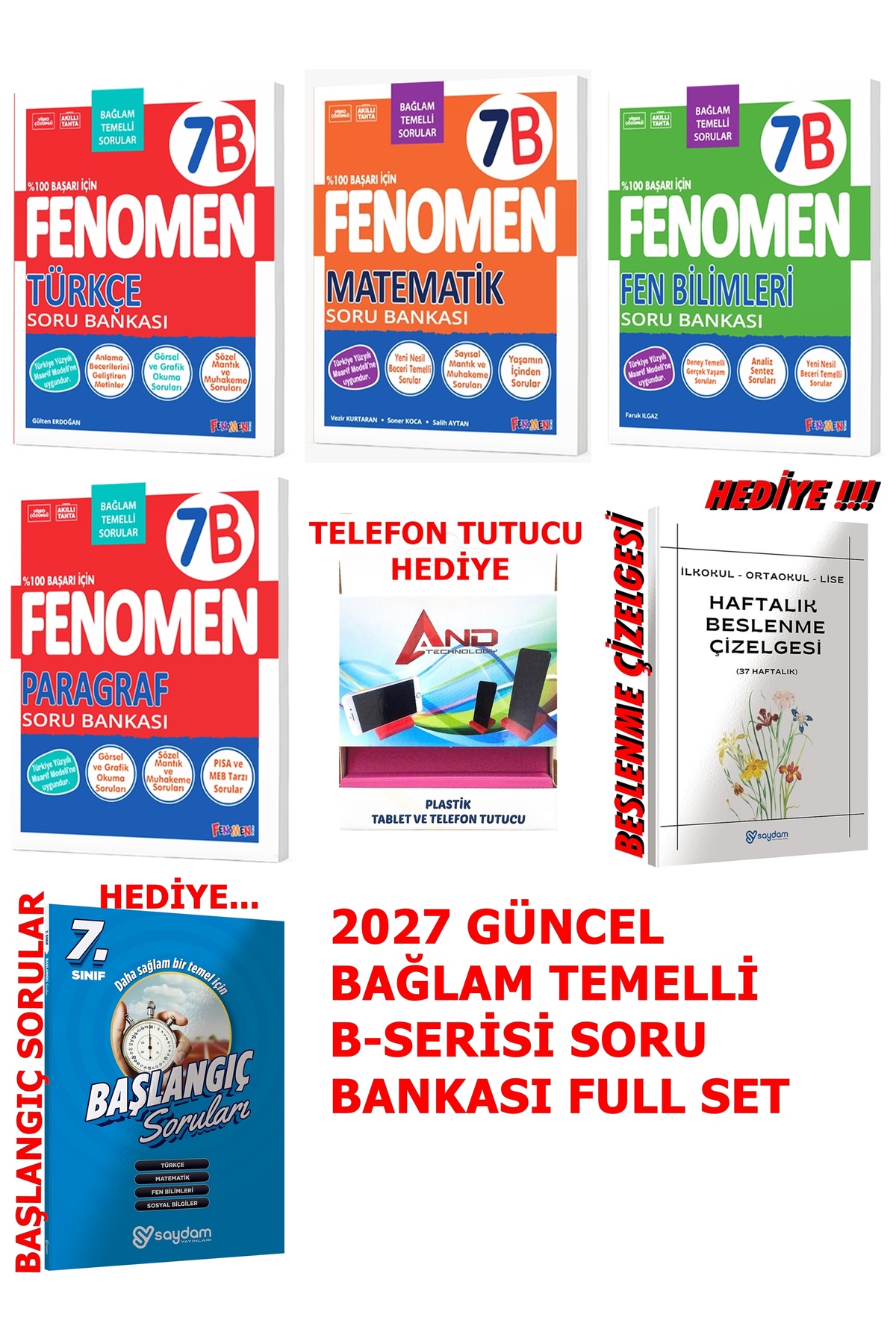 Fenomen Yayıncılık 7.SINIF 2026-2027 MÜFREDAT B-SERİSİ SORU