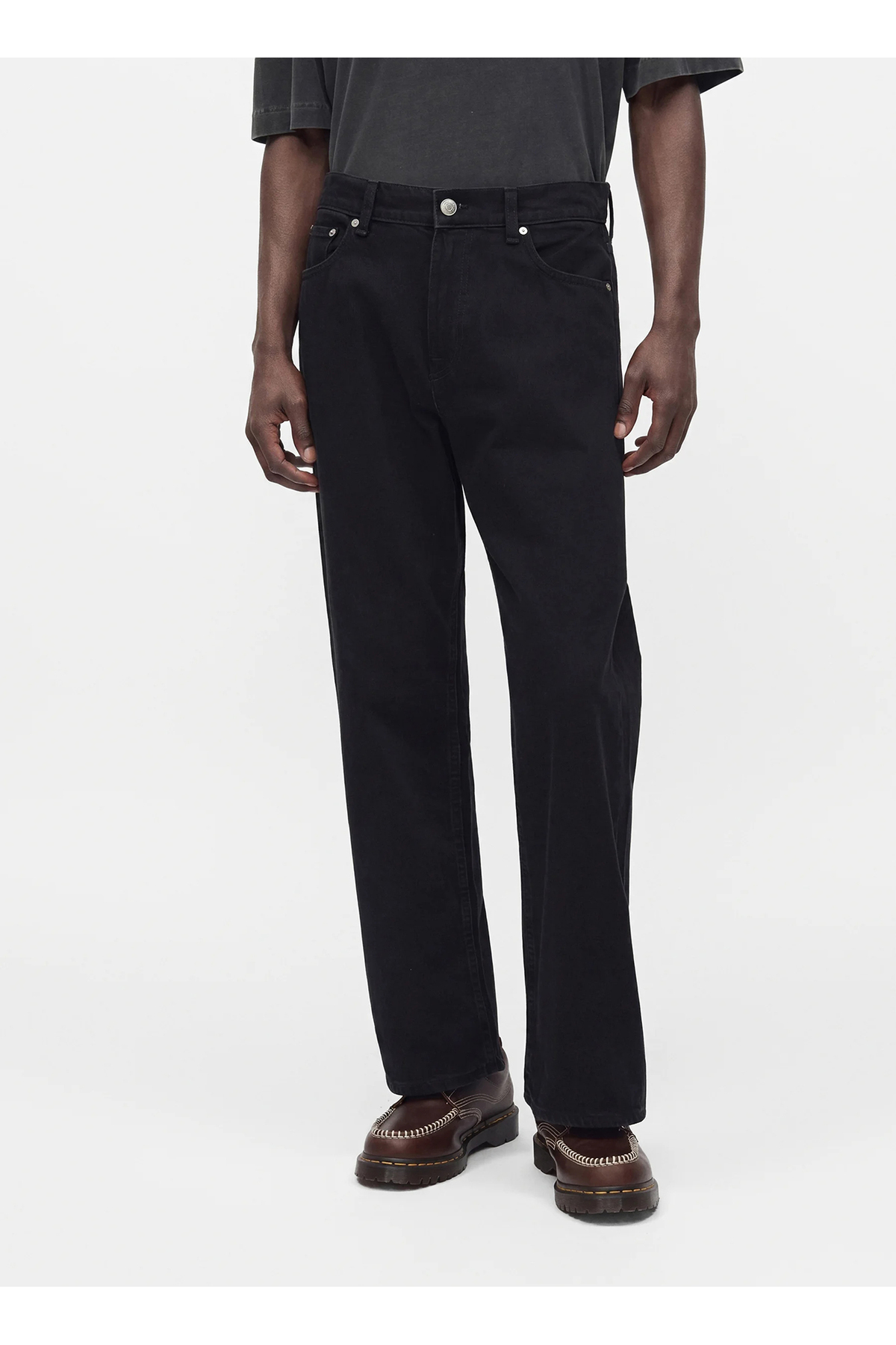 شلوار جین مردانه مشکی کژوال کد ۱۲۳۰۳۶۳۵ JJITED JJCLASSIC SQ ۴۸۷ جک اند جونز شلوار جین Jack & Jones