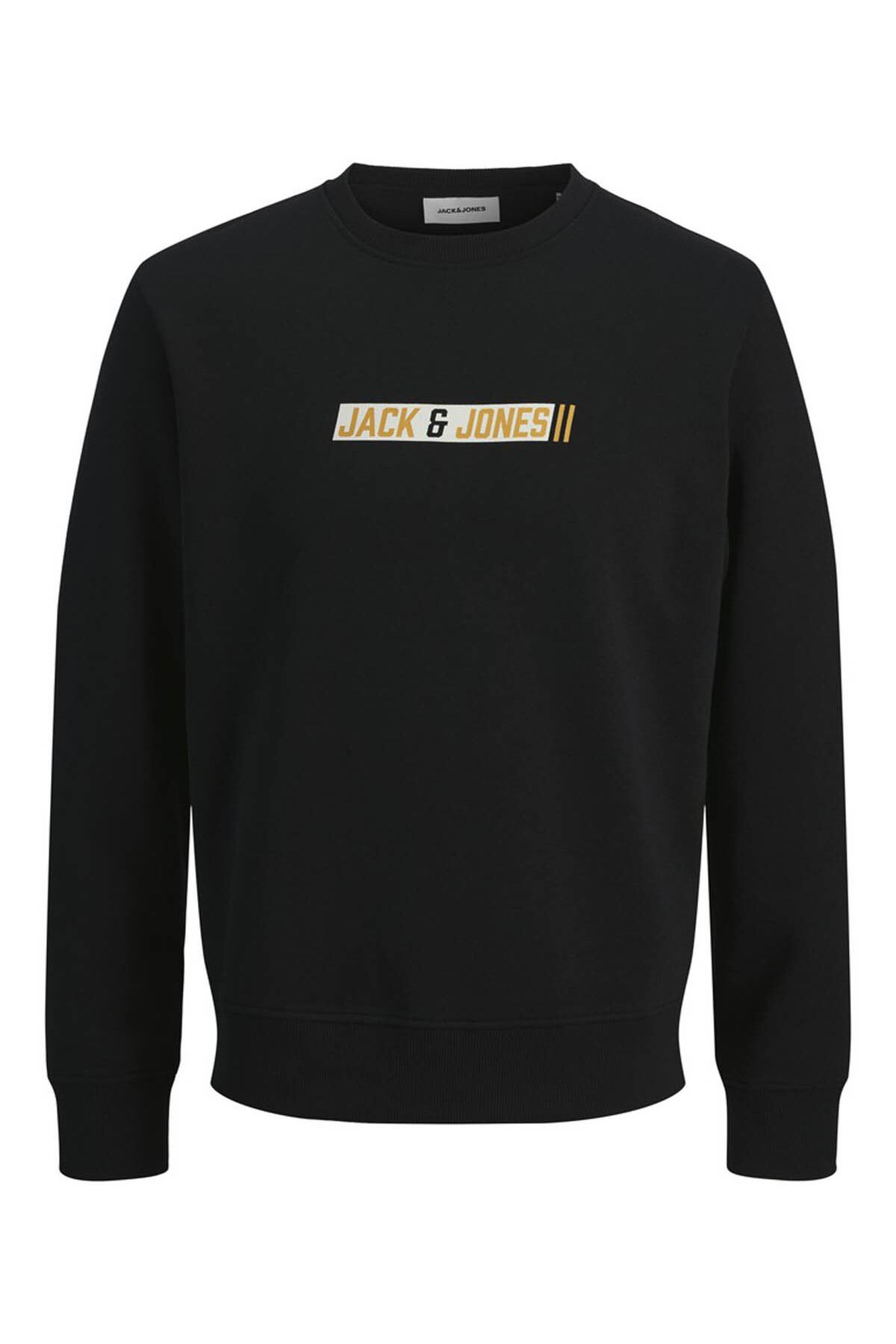 سویشرت مشکی مردانه یقه گرد Jjmunk مدل 12298431 جک اند جونز سویشرت Jack & Jones