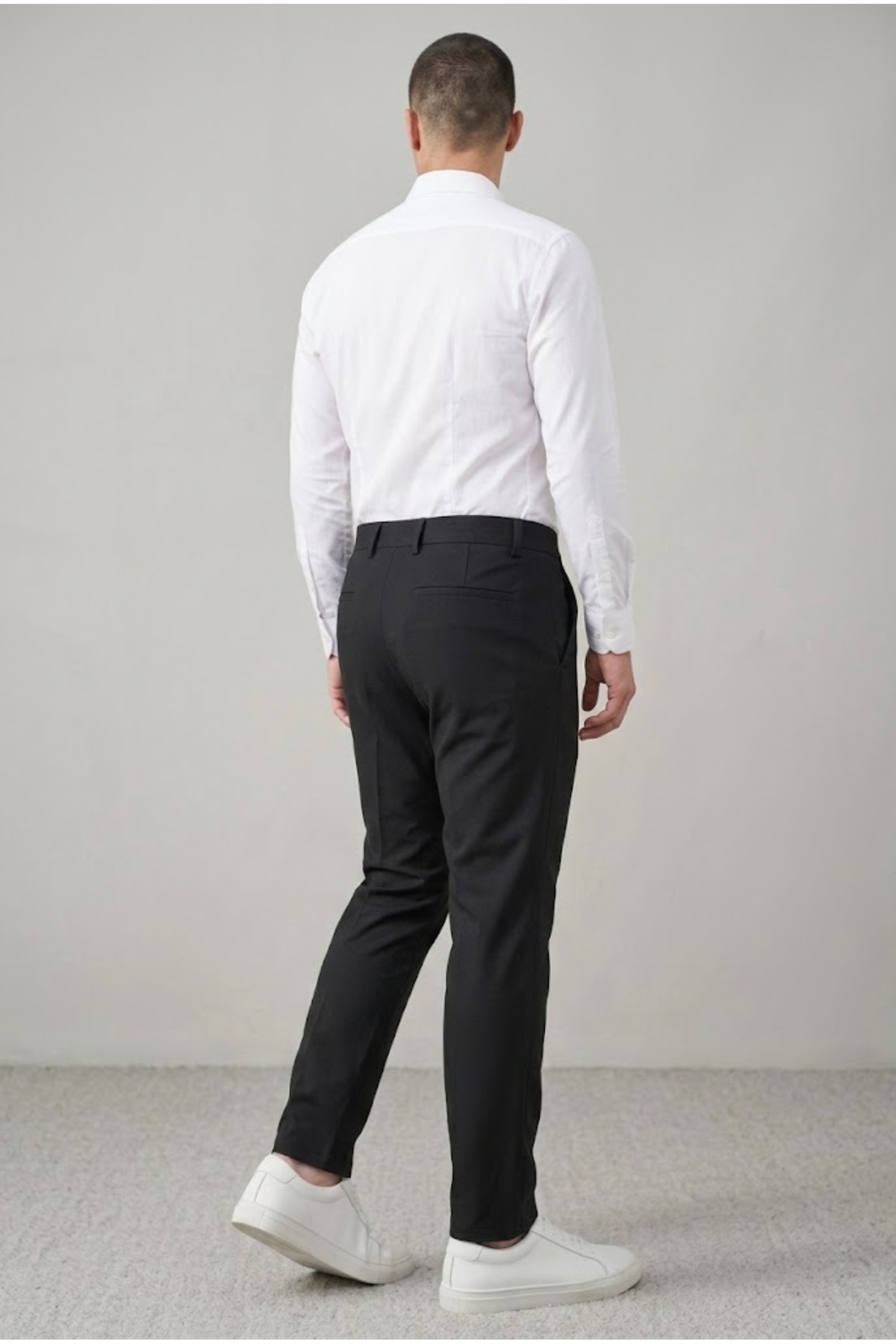 ElitWear Erkek Slim Fit Likralı Casual Kumaş Pantolon görsel 4