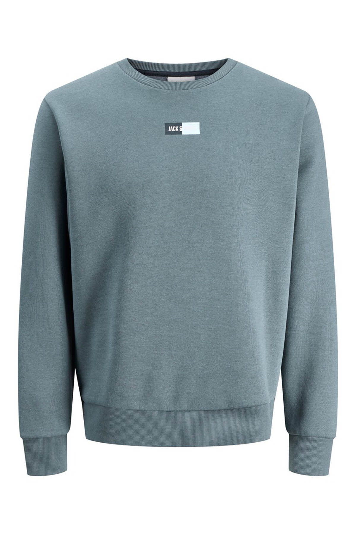 سویشرت مردانه یقه گرد Jjpan مدل SMU خاکستری کد ۱۲۳۱۰۷۵۹ جک اند جونز سویشرت Jack & Jones
