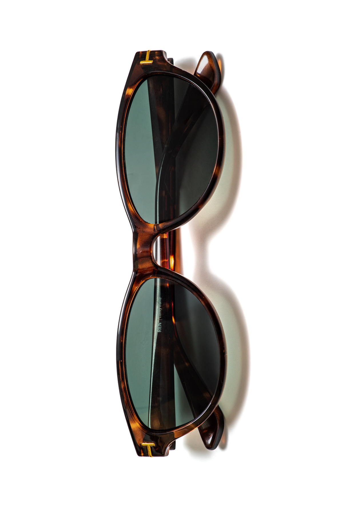 REN EYEWEAR Tessa Kadın Güneş Gözlüğü Oval Kedi Gözü LEOPAR ÇERÇEVE 50 Ekartman Gold Detaylı YENİ Sezon görsel 2