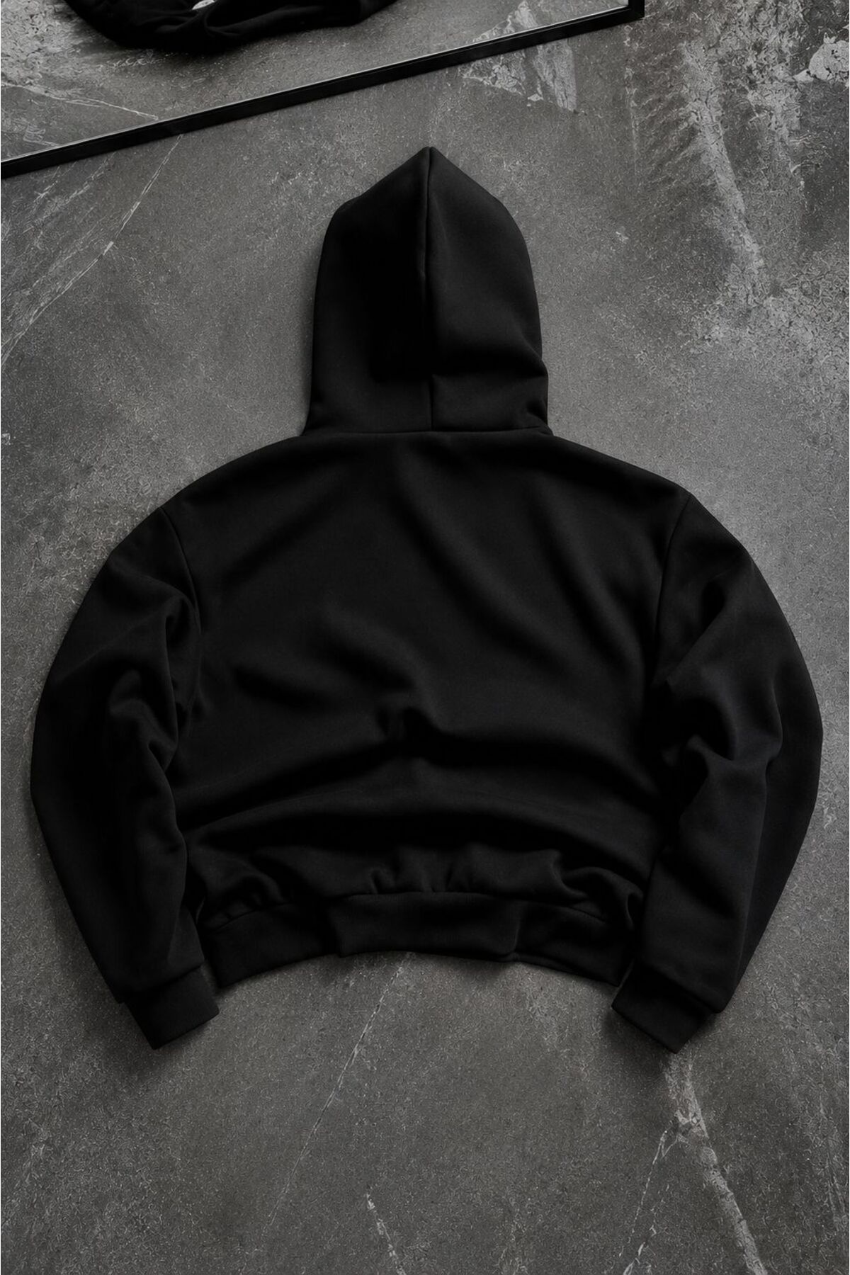 SALIENDO Nakışlı Gazi Dikişli Oversize Sweatshirt görsel 3