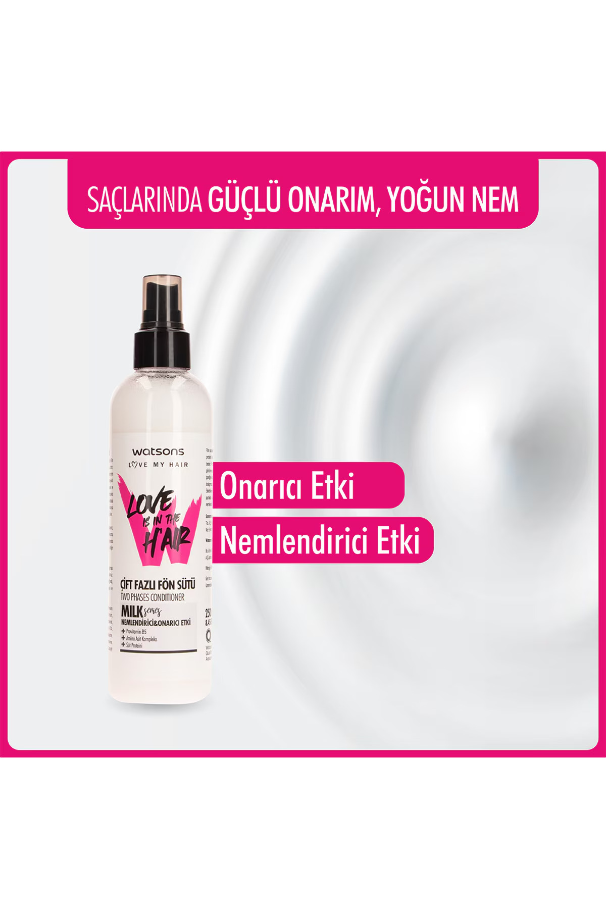 شیر حالت دهنده مو Love Is In The Hair Milk - 250 میلی لیتر × 2 عدد — 1412649X2 — تصویر 3 از 4