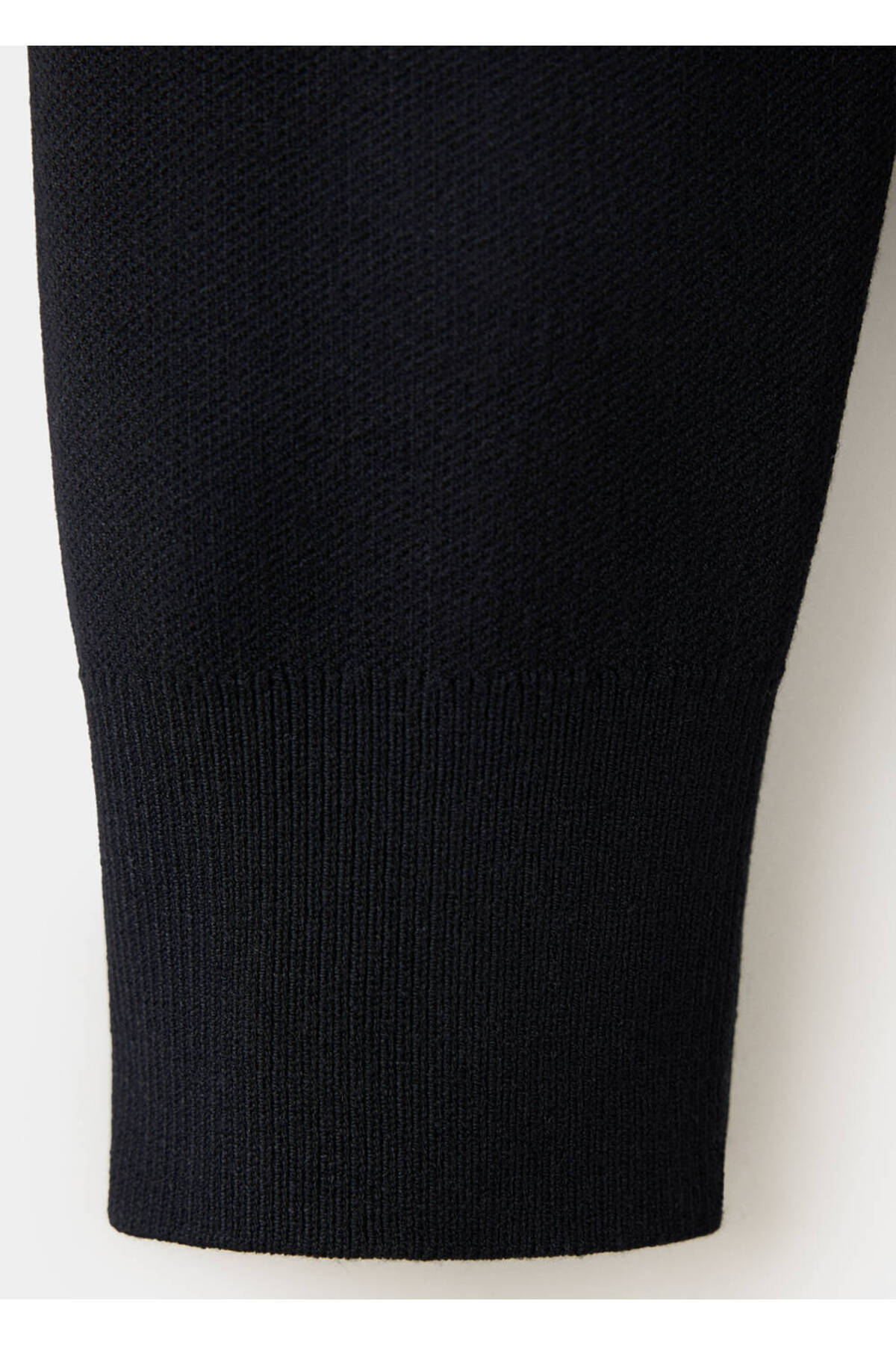 Comfort stretch triko hırka — مشکی 37065981 — تصویر 5 از 8