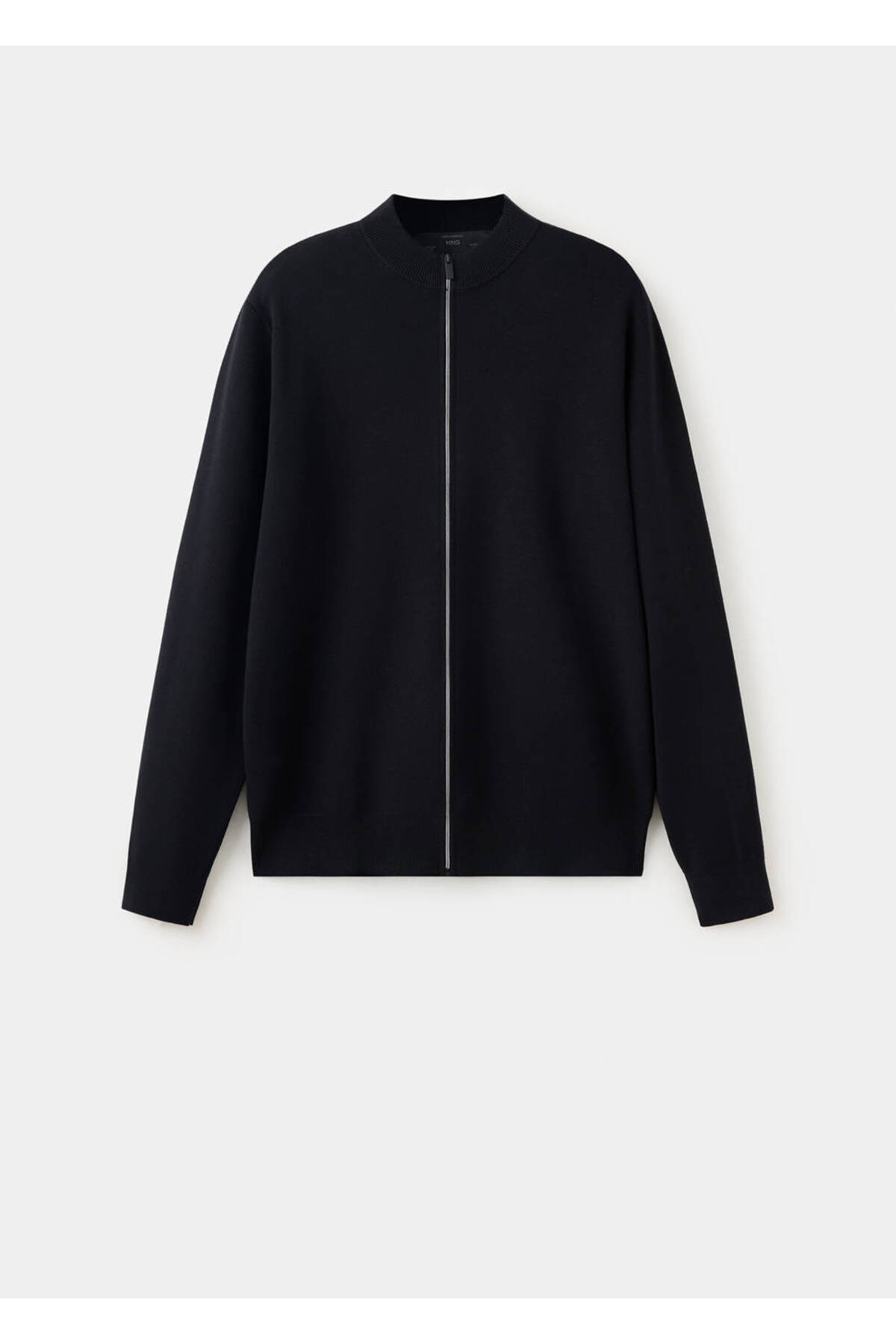 Comfort stretch triko hırka — مشکی 37065981 — تصویر 3 از 8