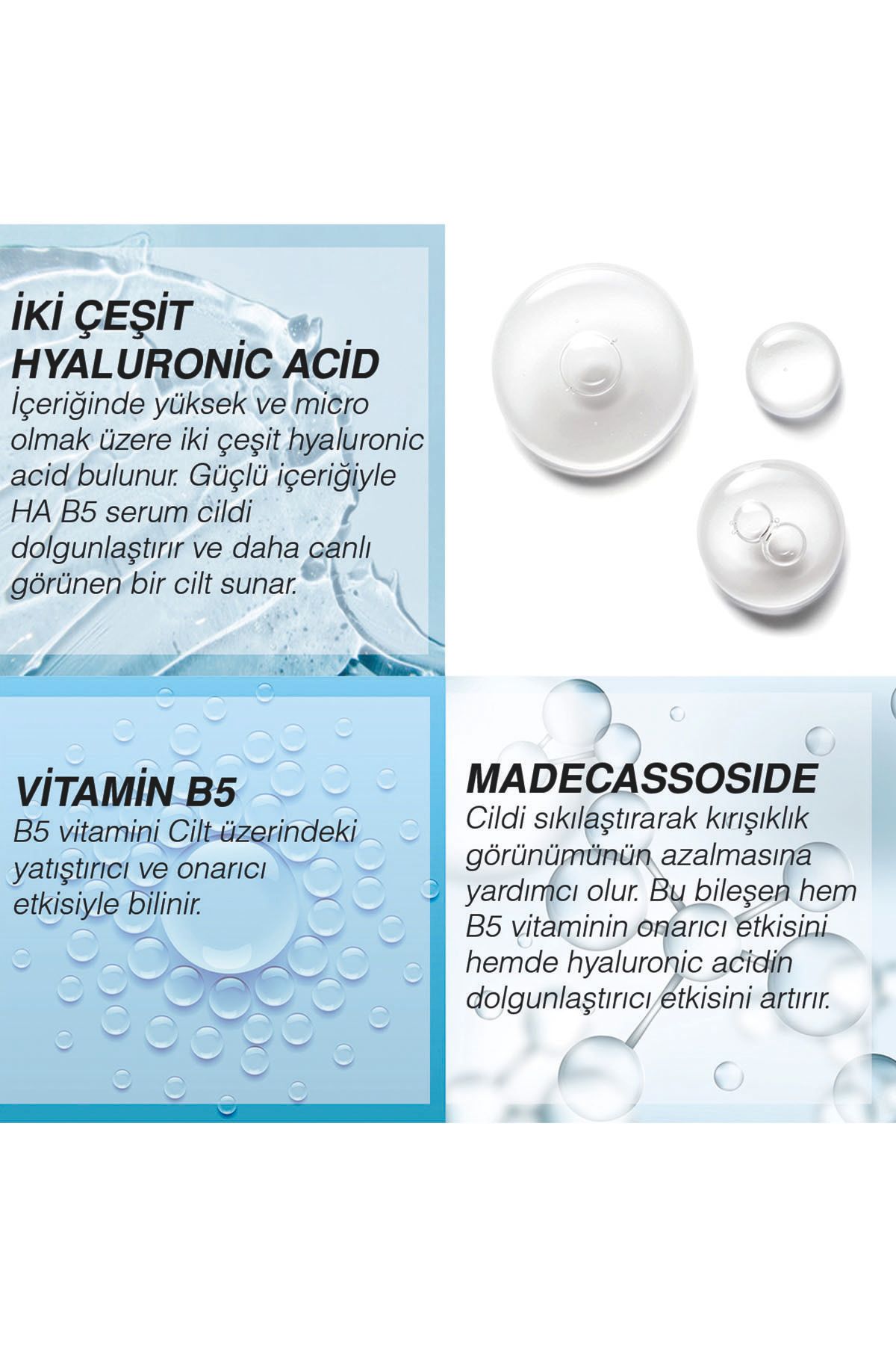 سرم مرطوب کننده و حجیم کننده پوست Ha B5 با اسید هیالورونیک و ویتامین B5 30 DermaSolutions
