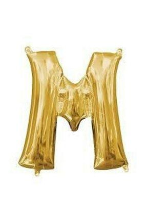 Gold M Folyo Harf Balon B013