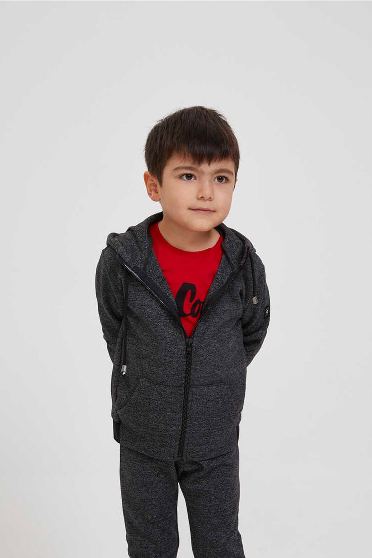 کاور اکو پسرانه. سویشرت Anthracite 201 LCB 241005 Lee Cooper