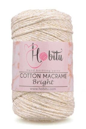 Hobitu Cotton Macrame Bright 124 Krem-altın 1153.110.0094