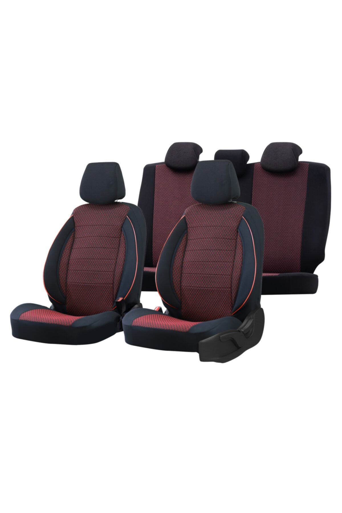 pamuklu Sport Series Audi A5 Car Seat Cover Red black