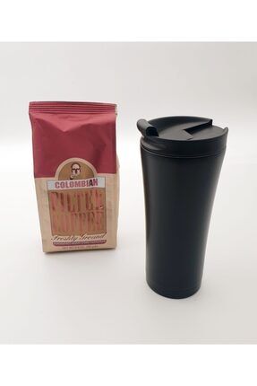 1 X 250 Gr. Filtre Kahve Kolombiya ve 500 ml Rubıcon Termos Bardak Çelik TYC00230640165