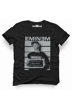 Eminem Hip-hop Rap Müzik Baskılı Erkek Dar Kesim Slim Fit T-shirt ESSTK20210024ERKTS