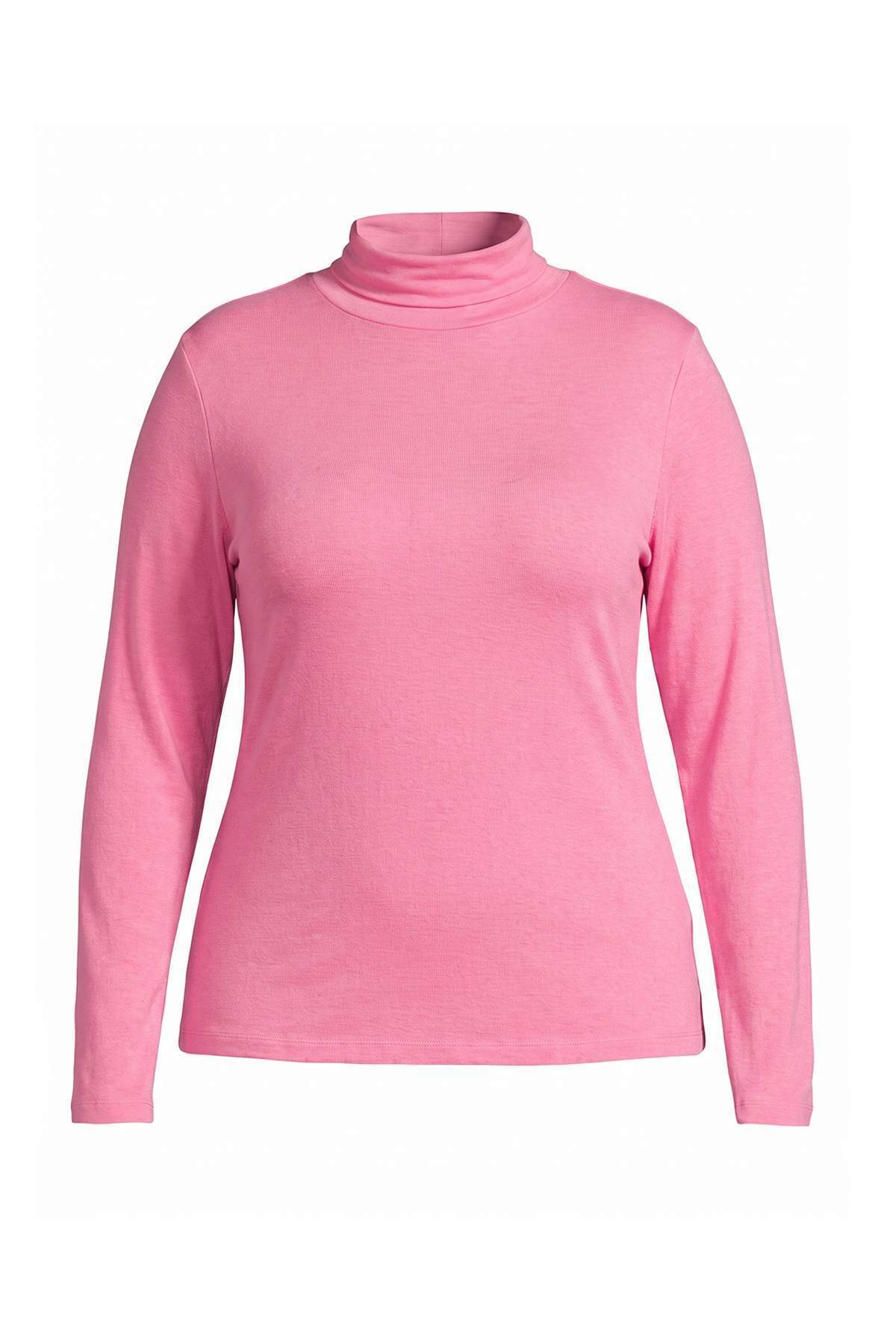 Trendyolmilla Curve Pembe Örme Büyük Beden Bluz