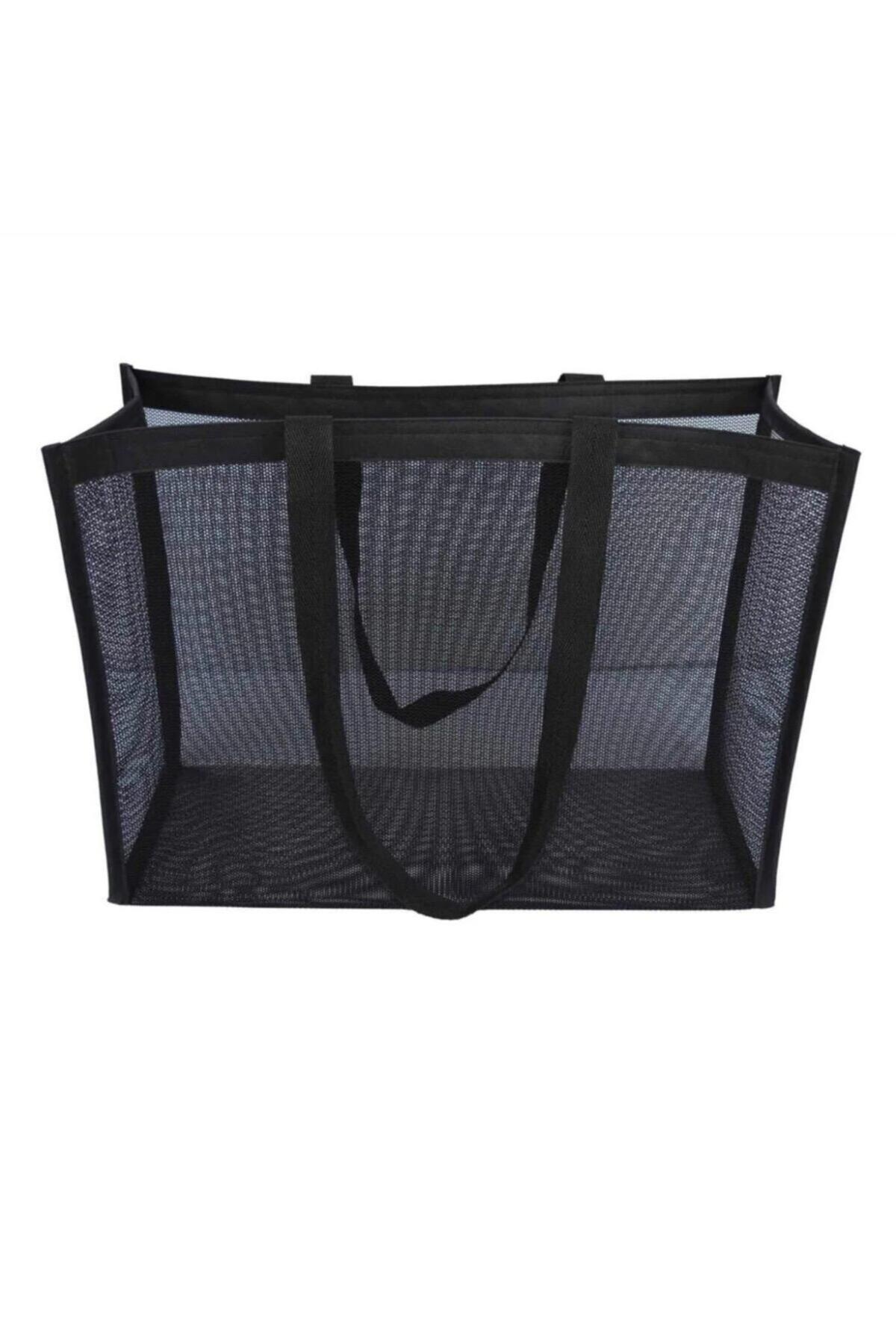 GreandBags Büyük Boy Kum Tutmayan File Büyük Boy Plaj Çantası